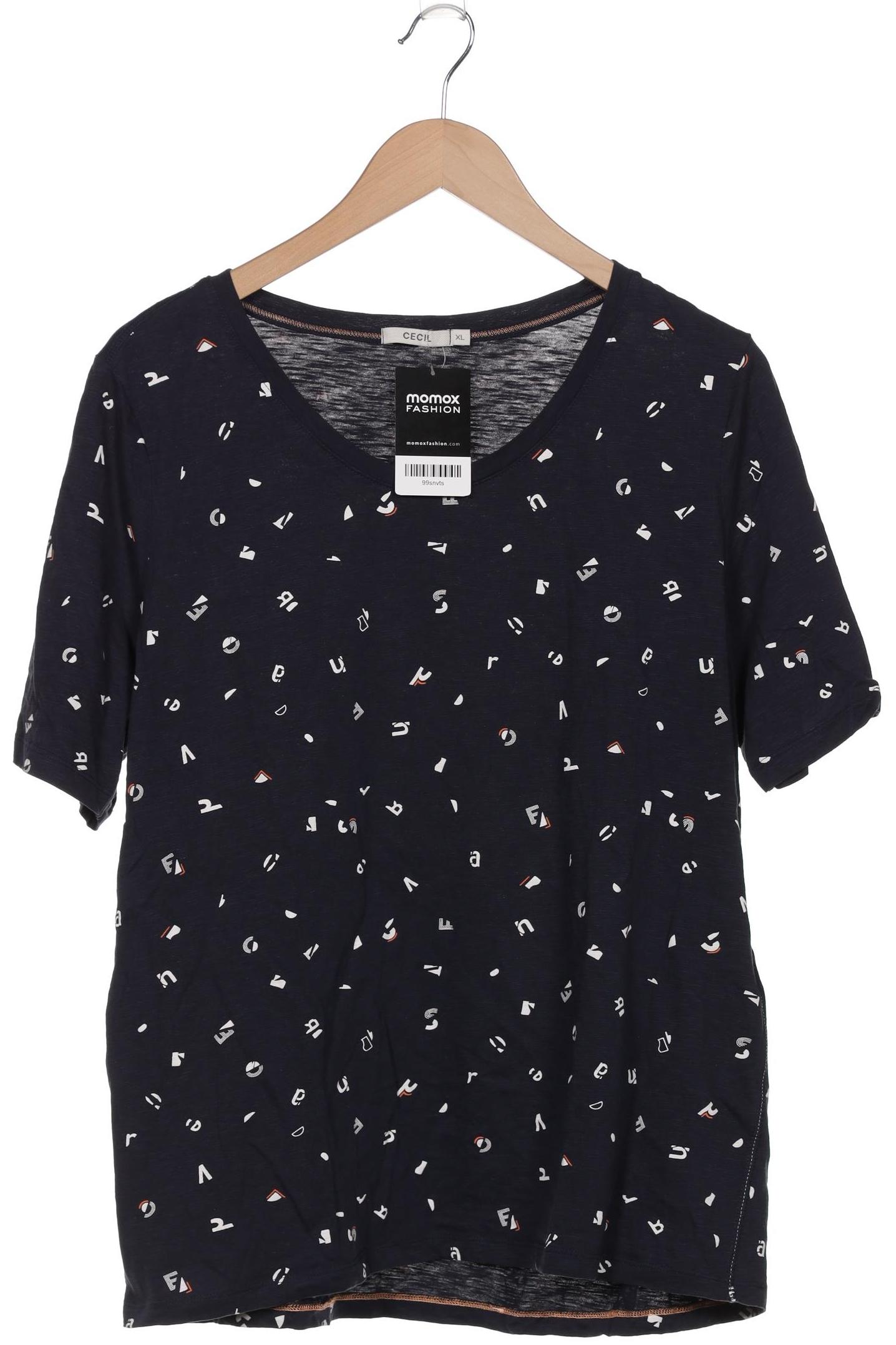 

Cecil Damen T-Shirt, marineblau, Gr. 44