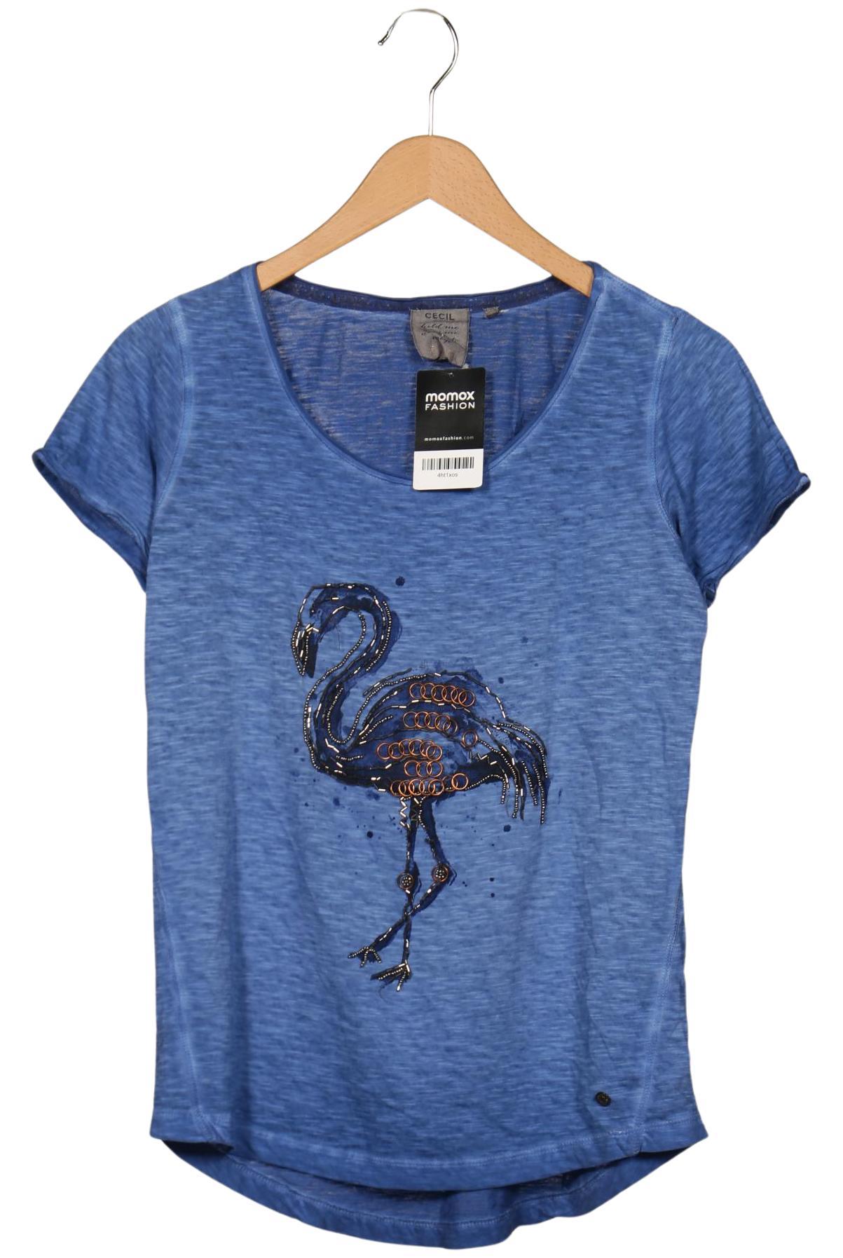 

Cecil Damen T-Shirt, blau, Gr. 36