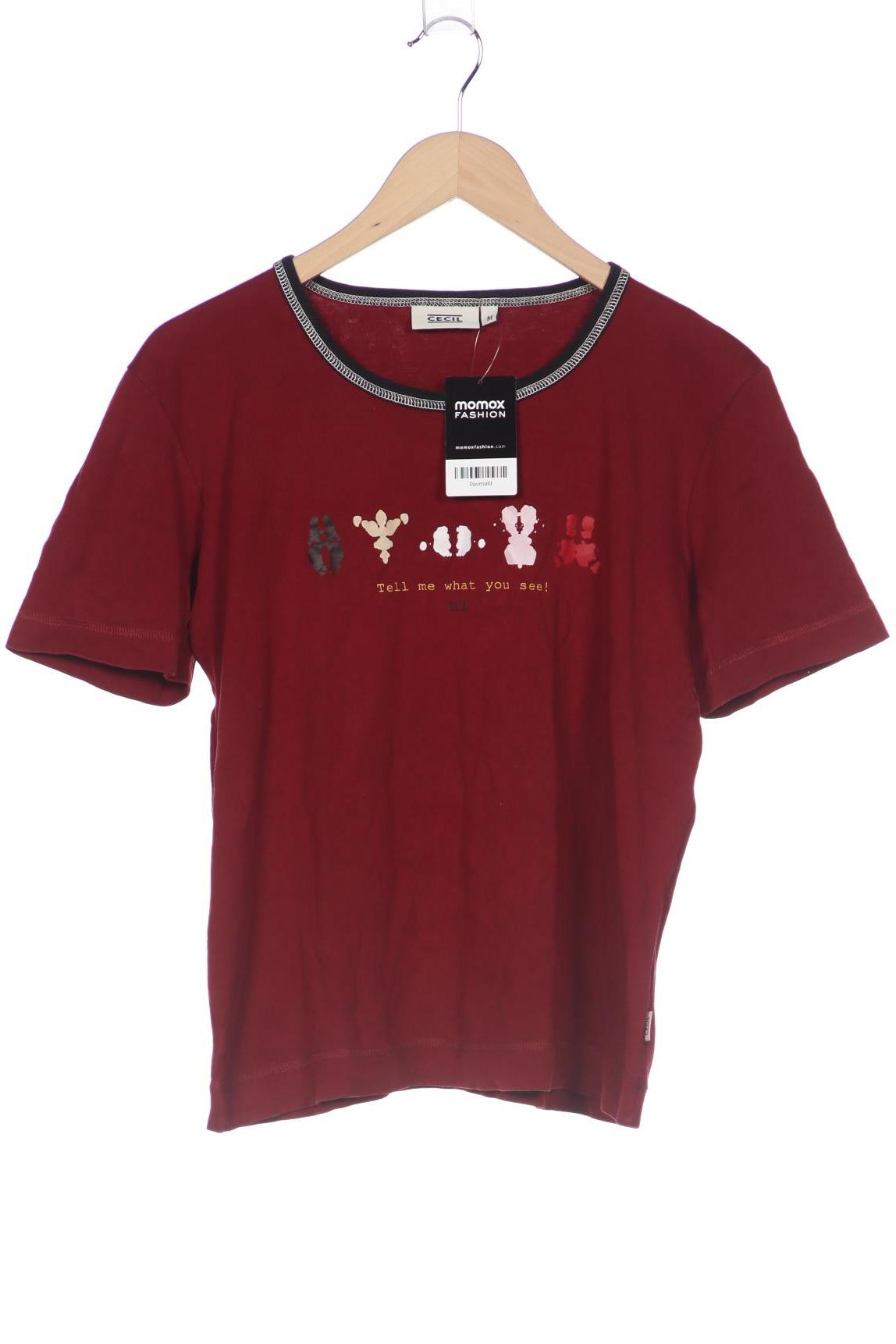 

Cecil Damen T-Shirt, bordeaux, Gr. 38