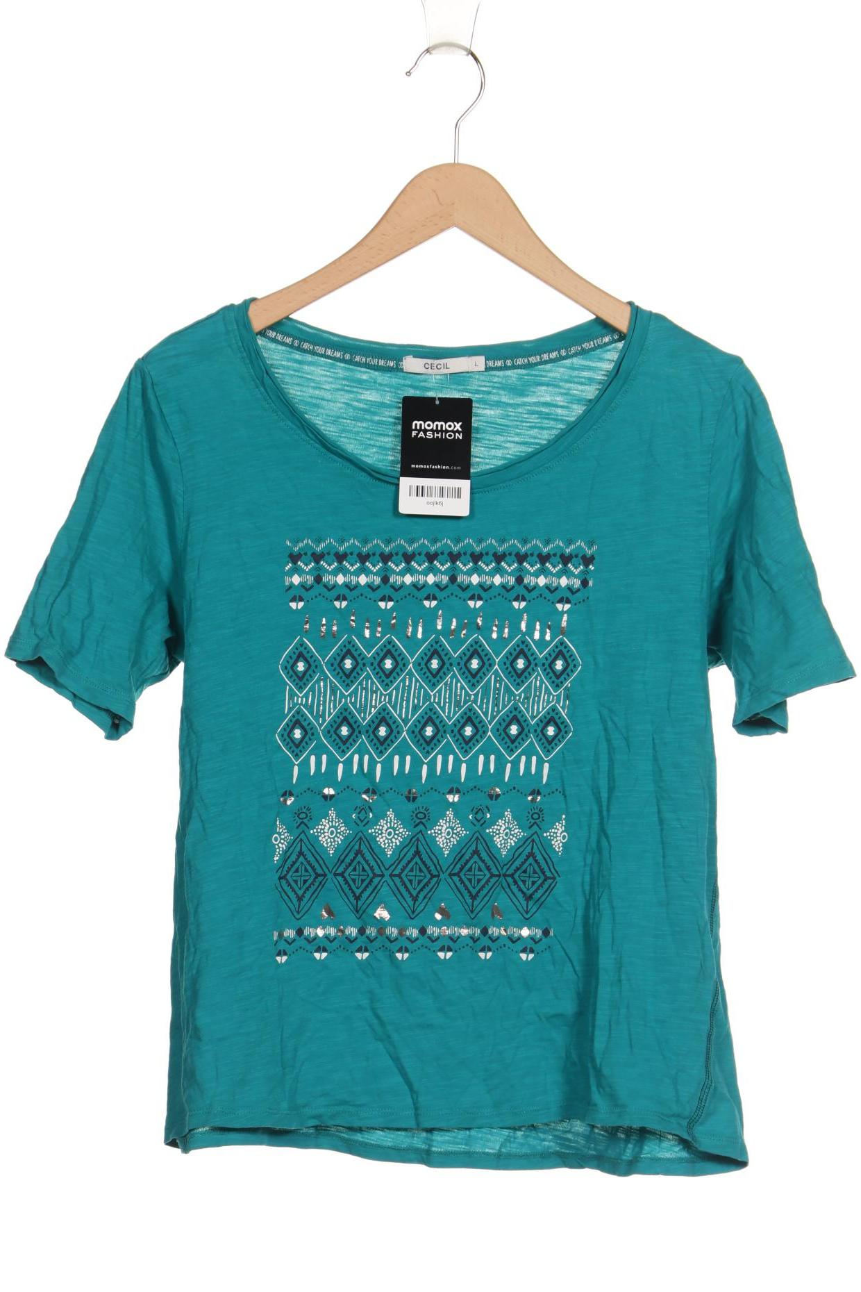 

Cecil Damen T-Shirt, türkis, Gr. 42