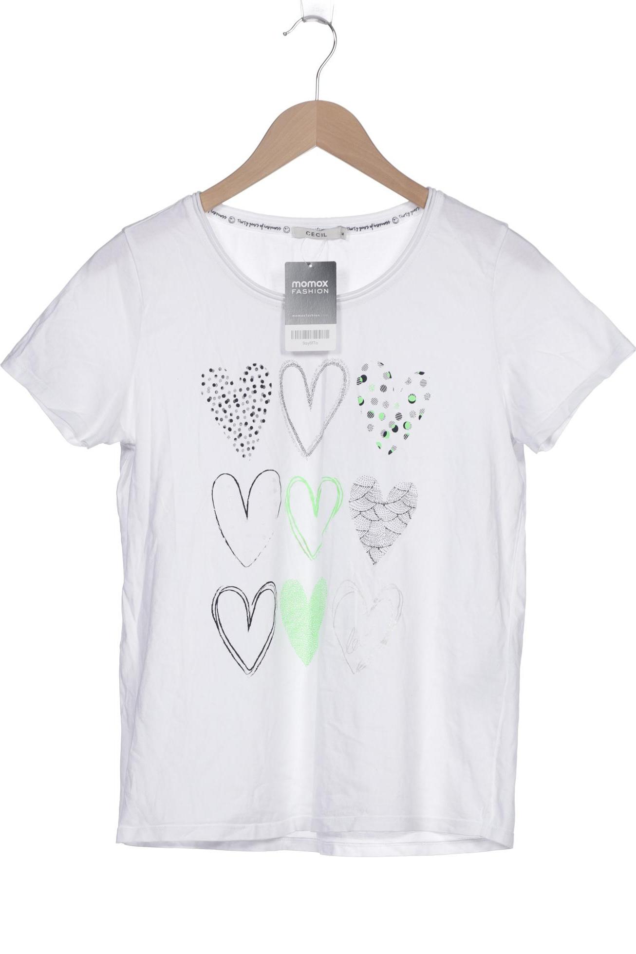 

CECIL Damen T-Shirt, weiß
