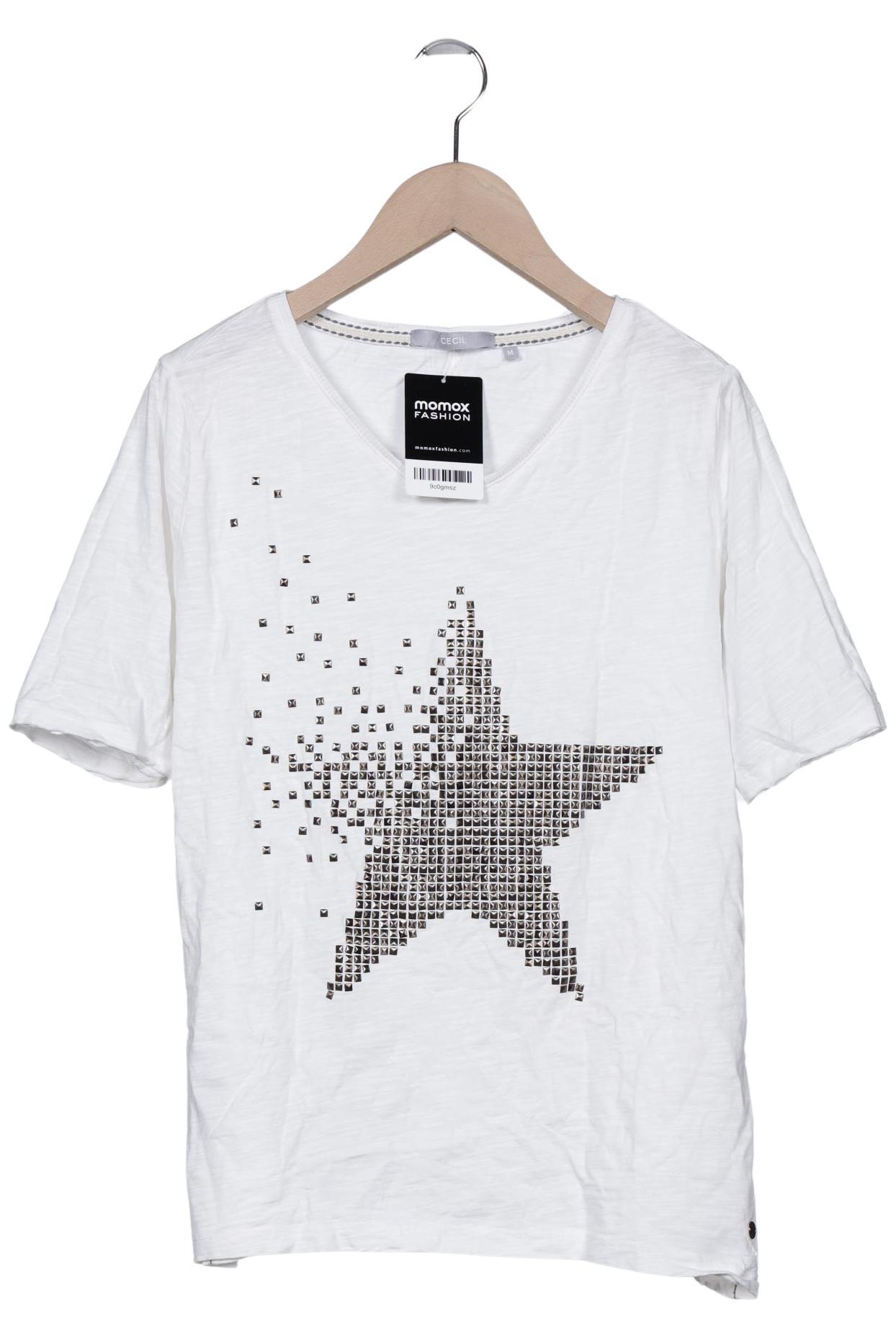 

Cecil Damen T-Shirt, weiß, Gr. 38