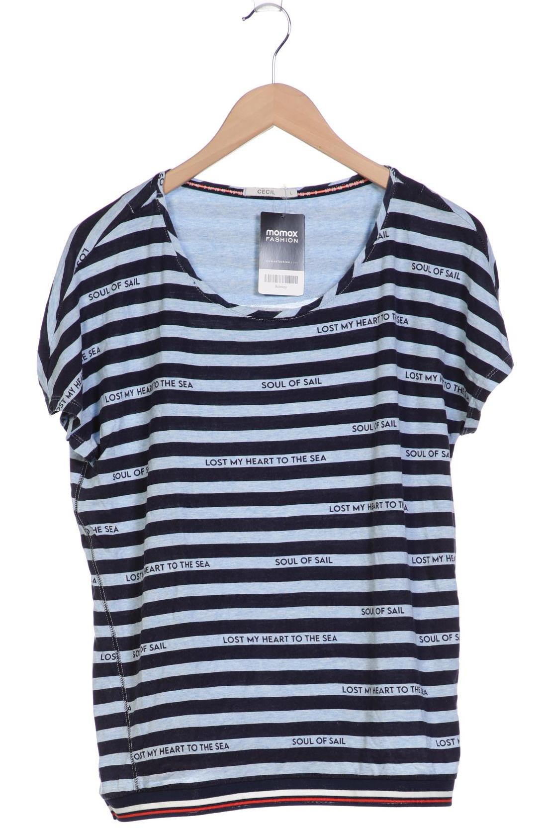 

Cecil Damen T-Shirt, marineblau, Gr. 42