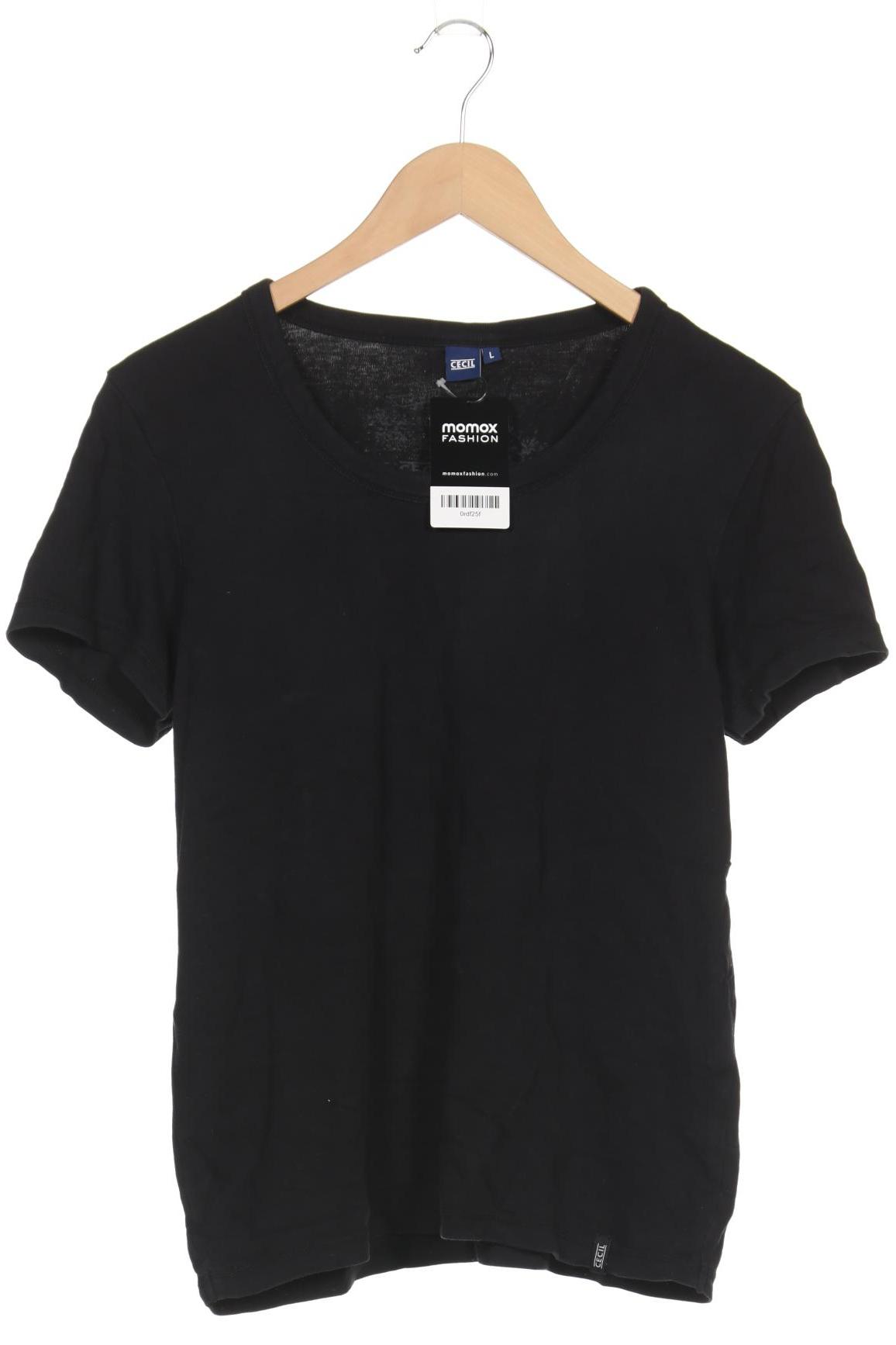 

CECIL Damen T-Shirt, schwarz
