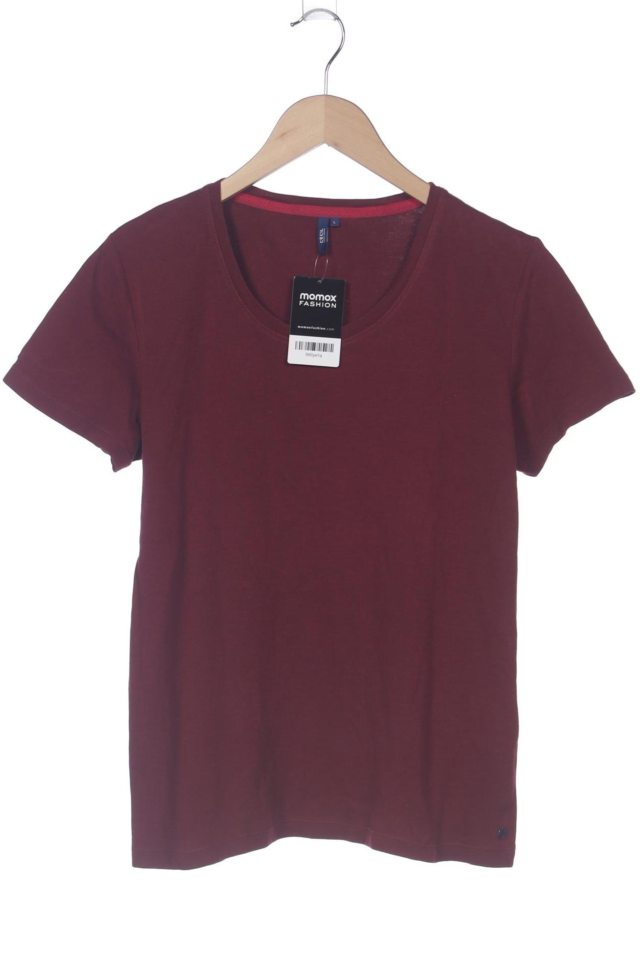 

Cecil Damen T-Shirt, bordeaux, Gr. 42