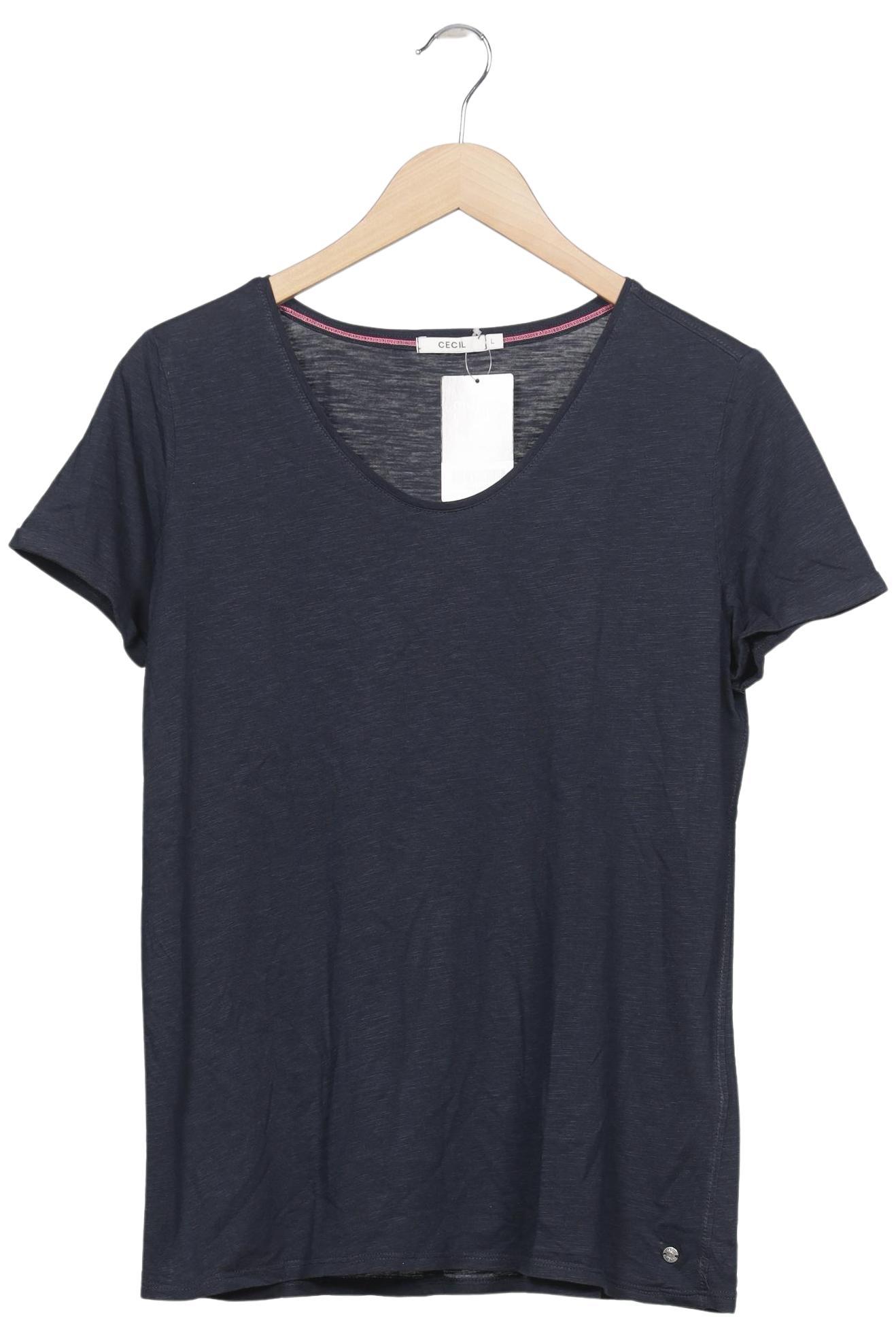 

Cecil Damen T-Shirt, marineblau, Gr. 42
