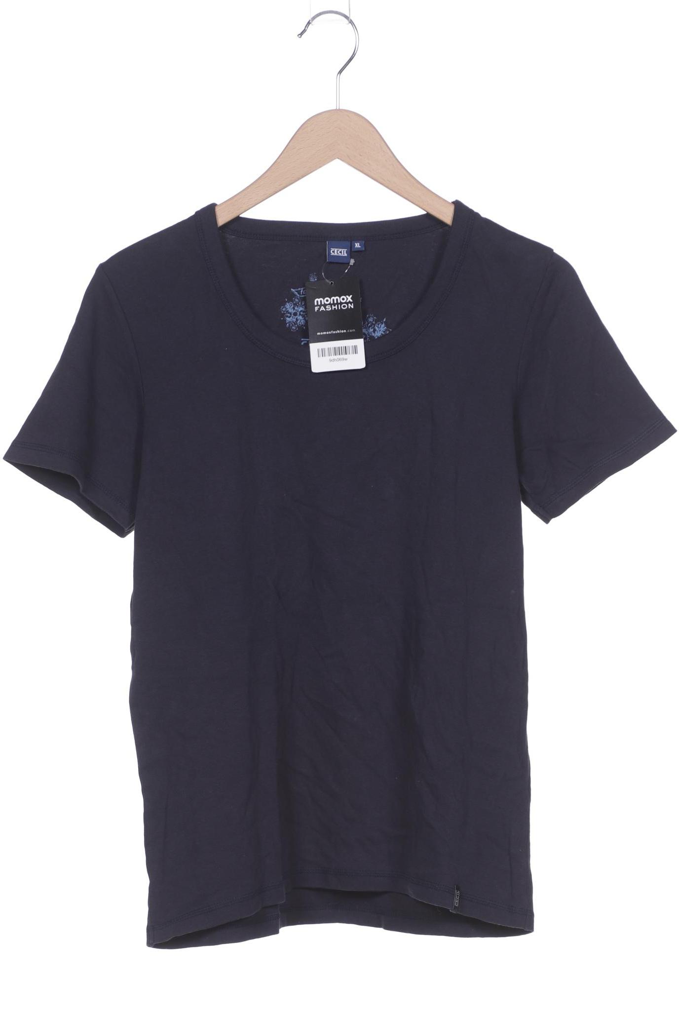 

CECIL Damen T-Shirt, marineblau