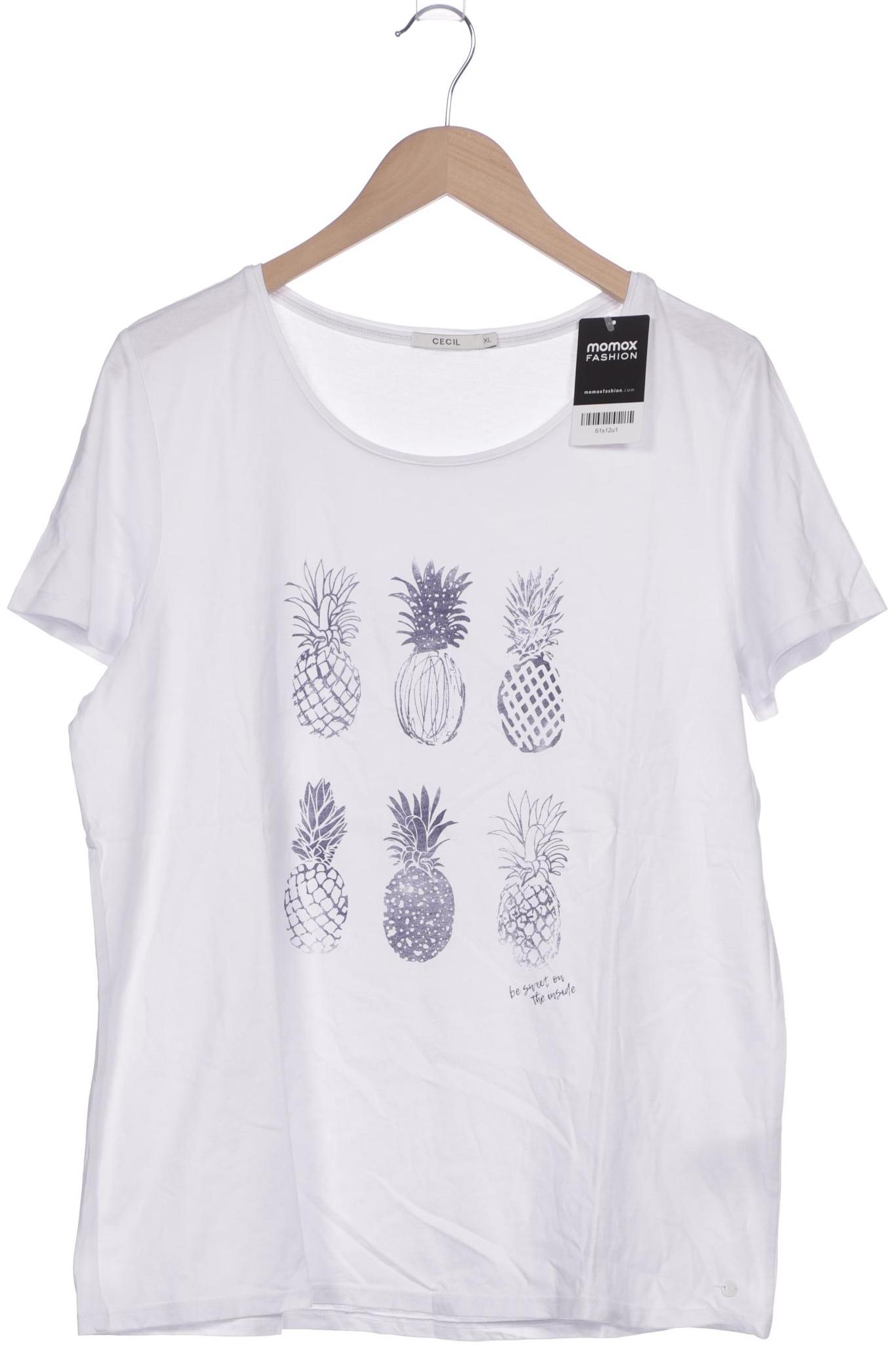 

Cecil Damen T-Shirt, weiß, Gr. 44