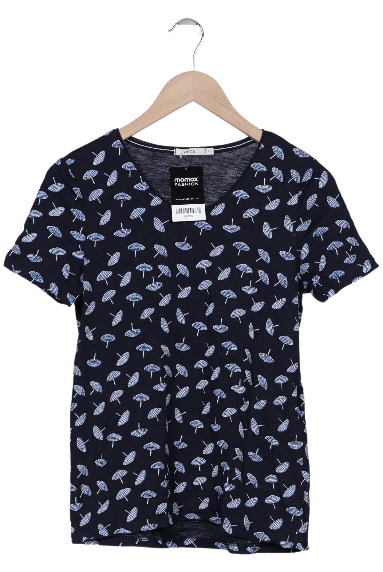

Cecil Damen T-Shirt, marineblau, Gr. 34