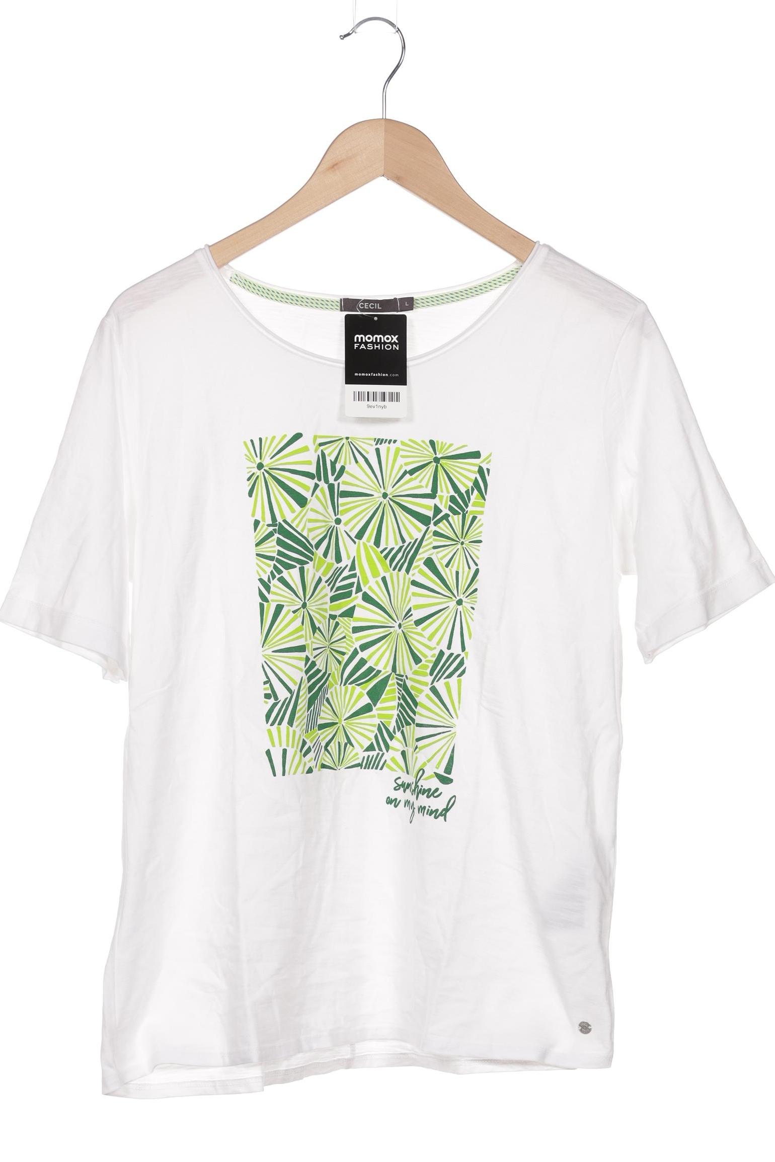 

Cecil Damen T-Shirt, weiß, Gr. 42