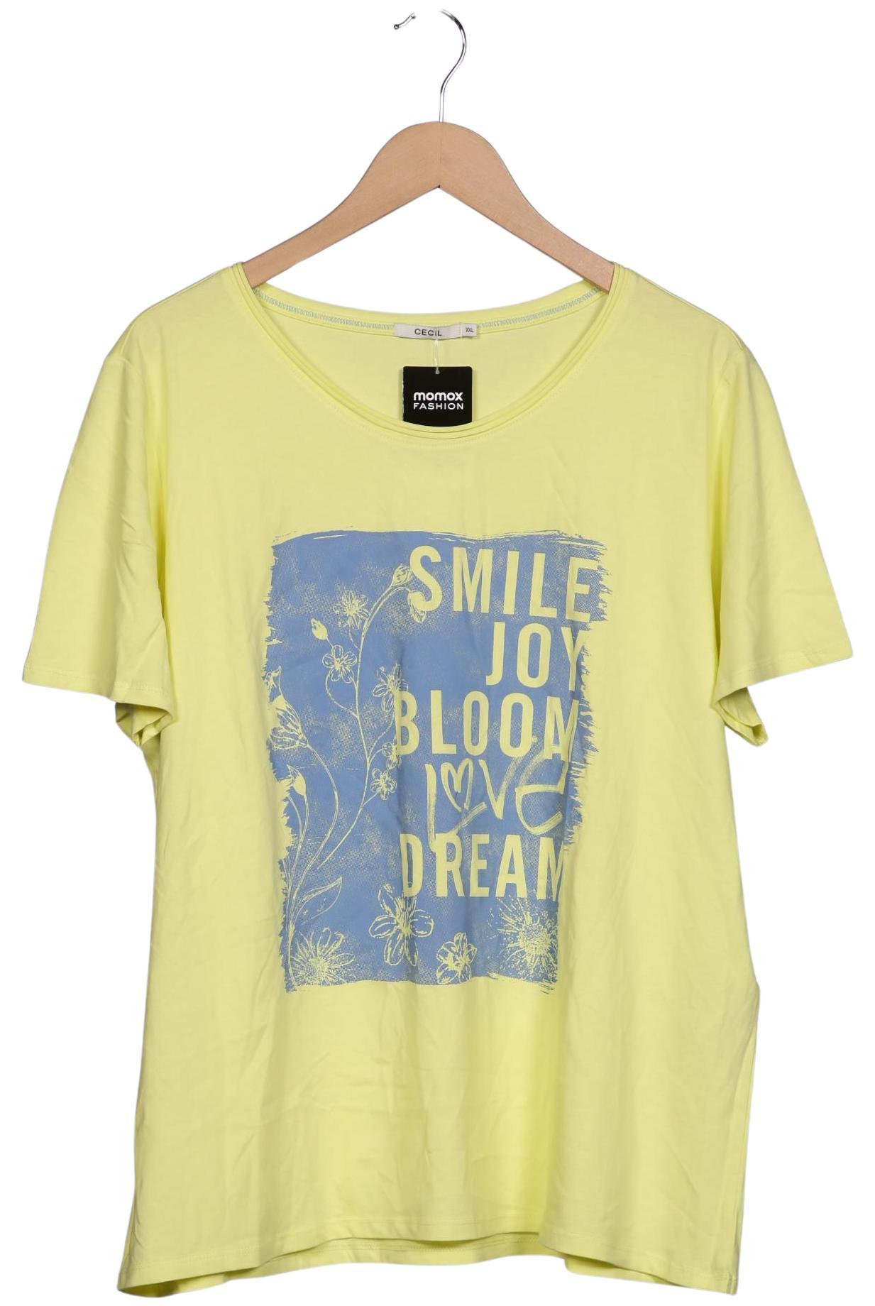 

Cecil Damen T-Shirt, gelb, Gr. 46