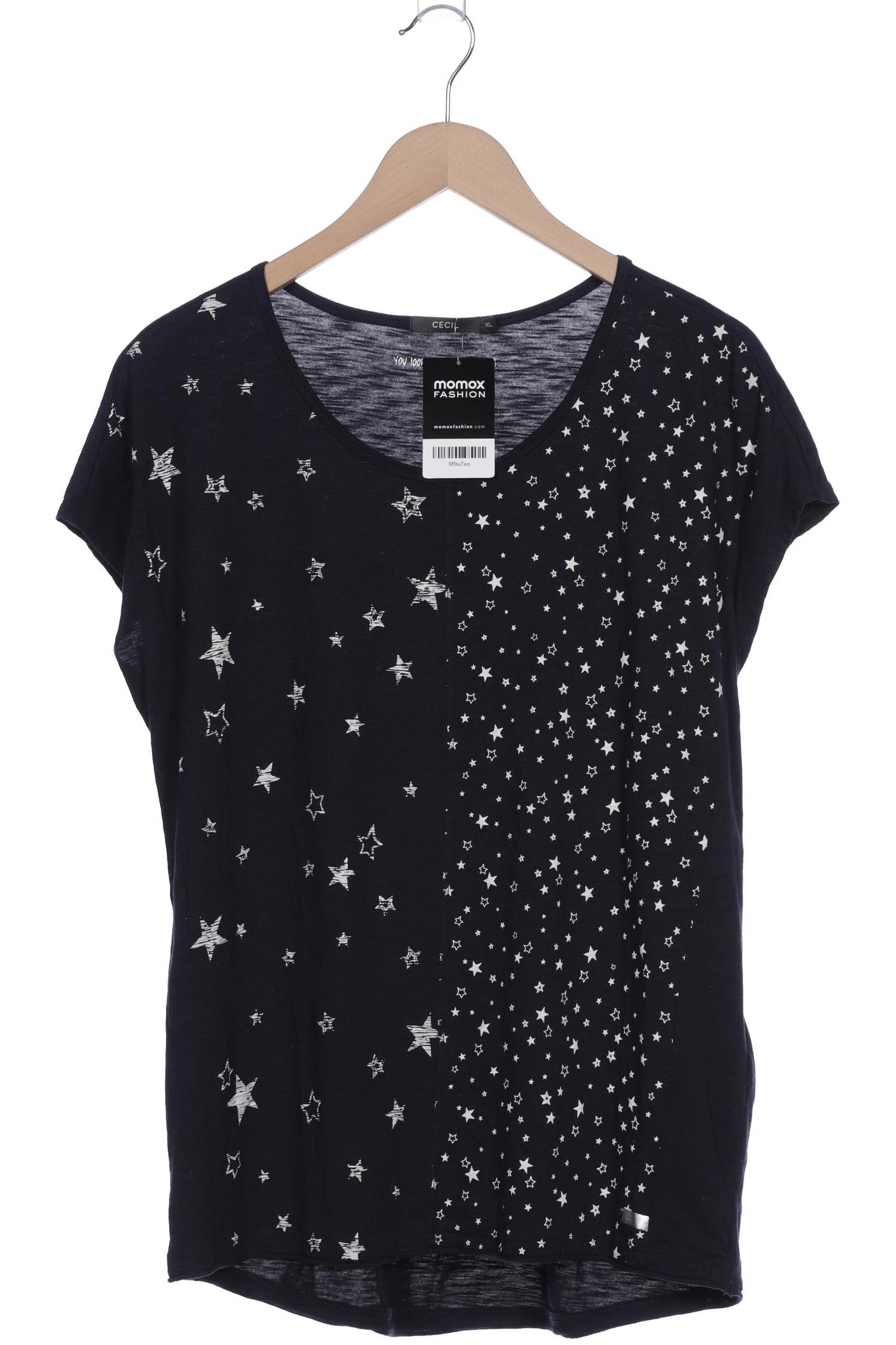 

CECIL Damen T-Shirt, marineblau