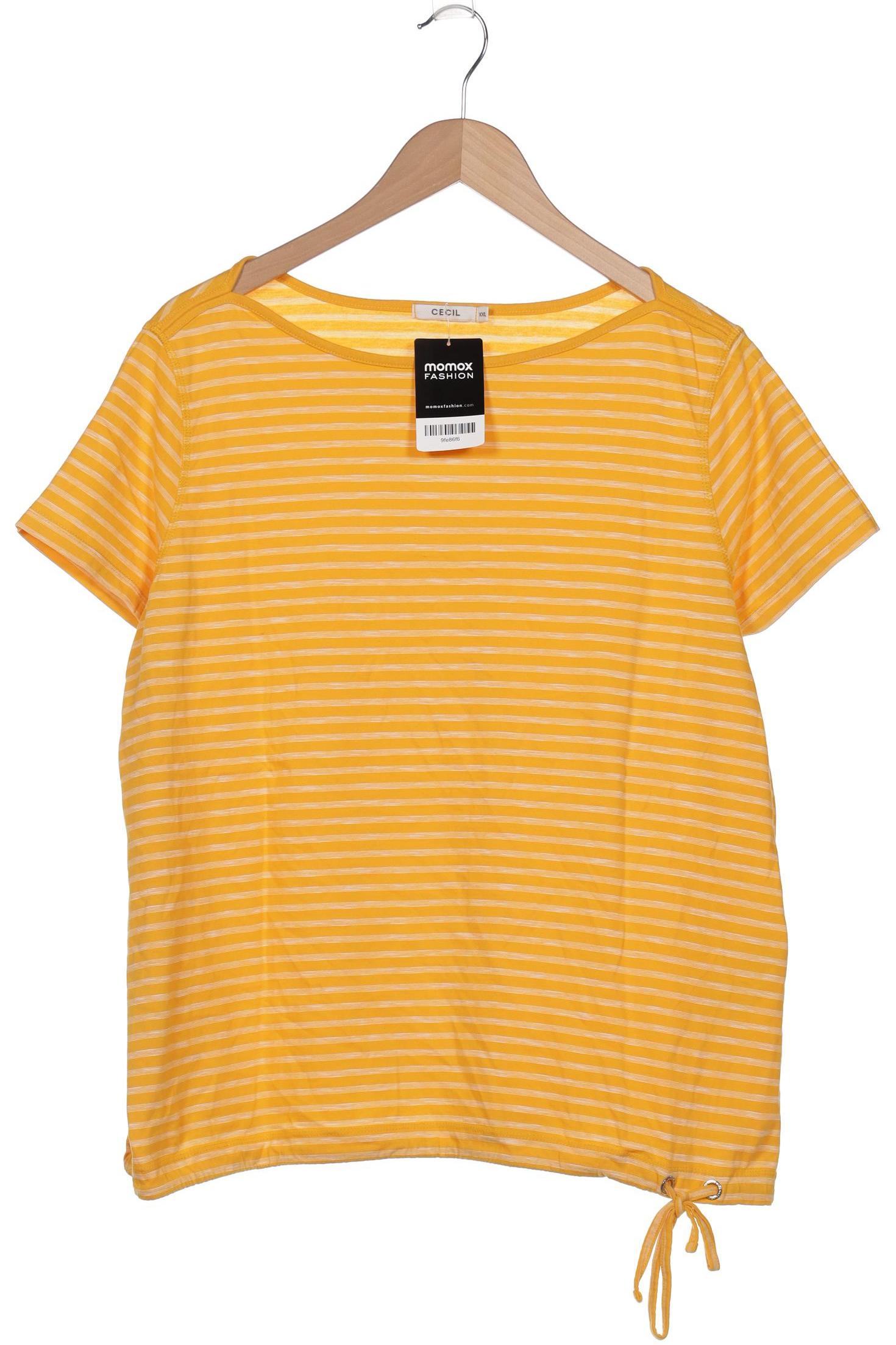 

Cecil Damen T-Shirt, gelb, Gr. 46