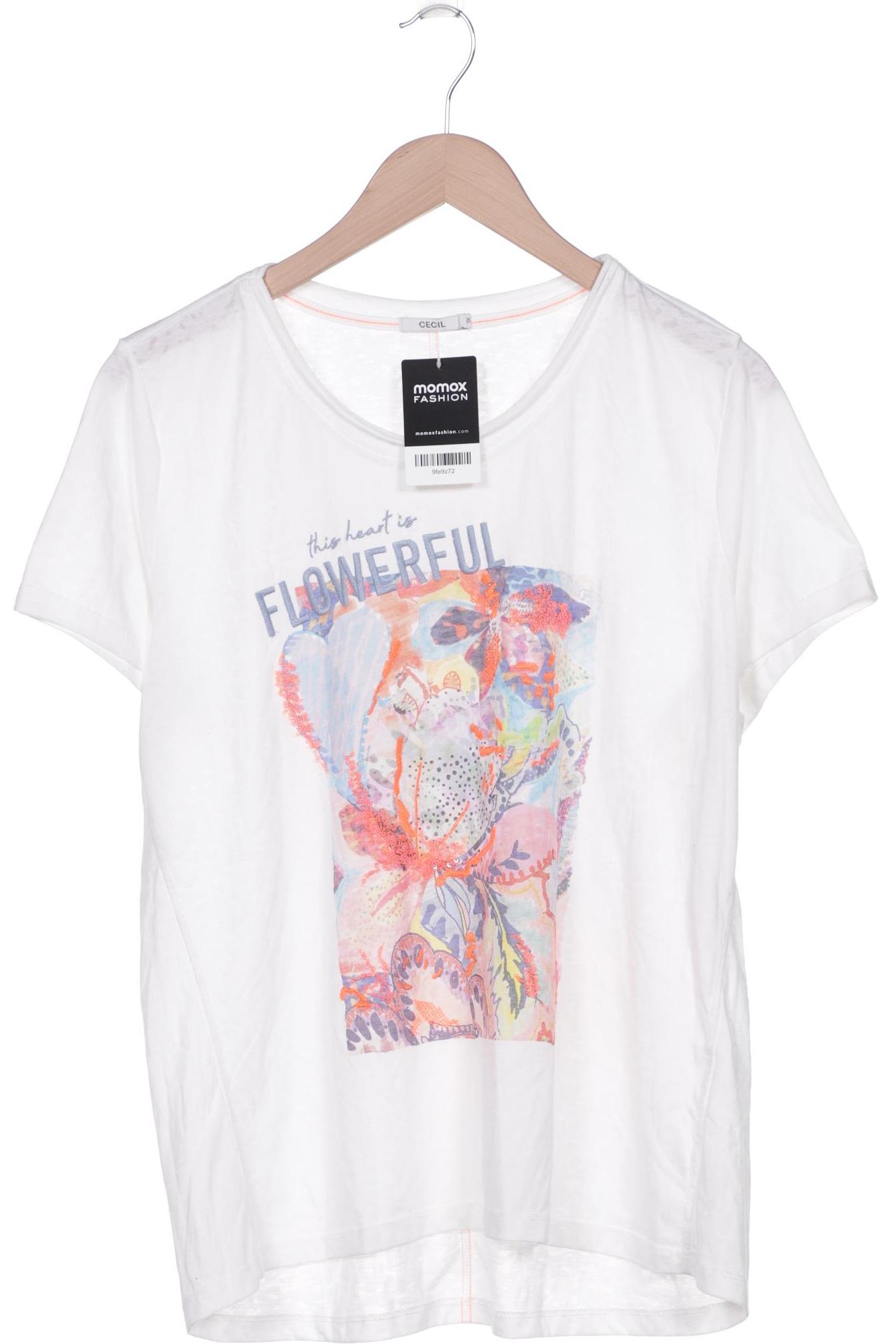 

CECIL Damen T-Shirt, weiß