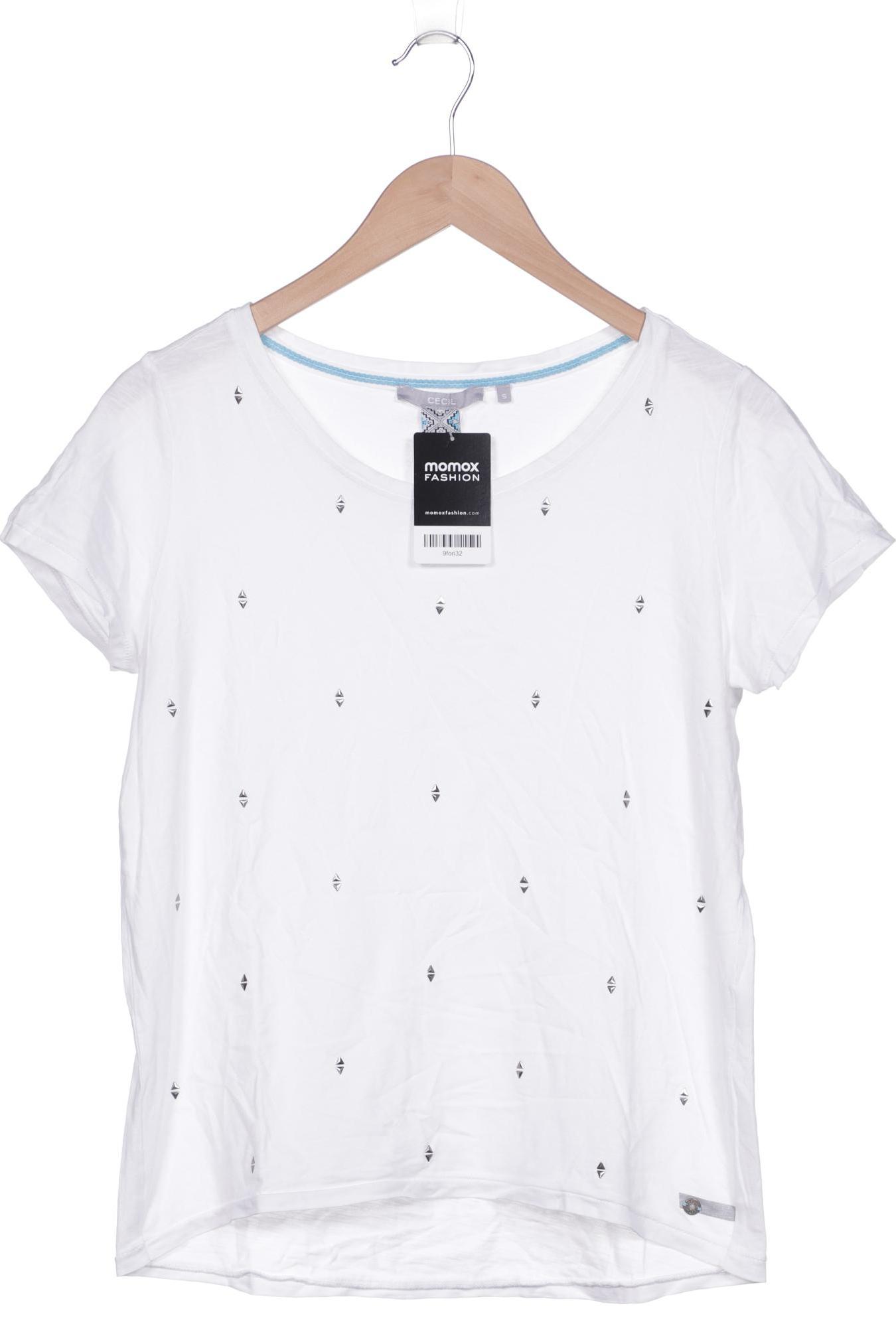 

CECIL Damen T-Shirt, weiß