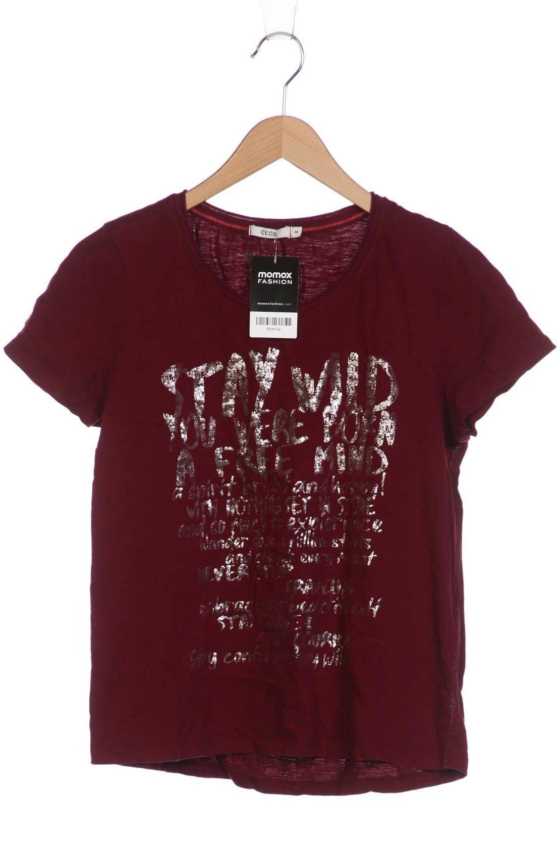 

Cecil Damen T-Shirt, bordeaux, Gr. 38