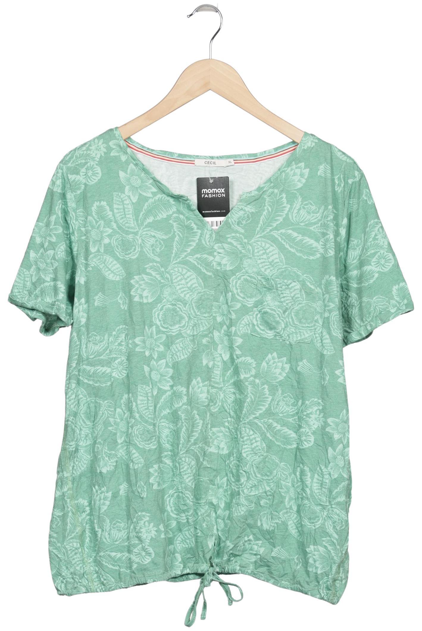 

Cecil Damen T-Shirt, hellgrün, Gr. 44