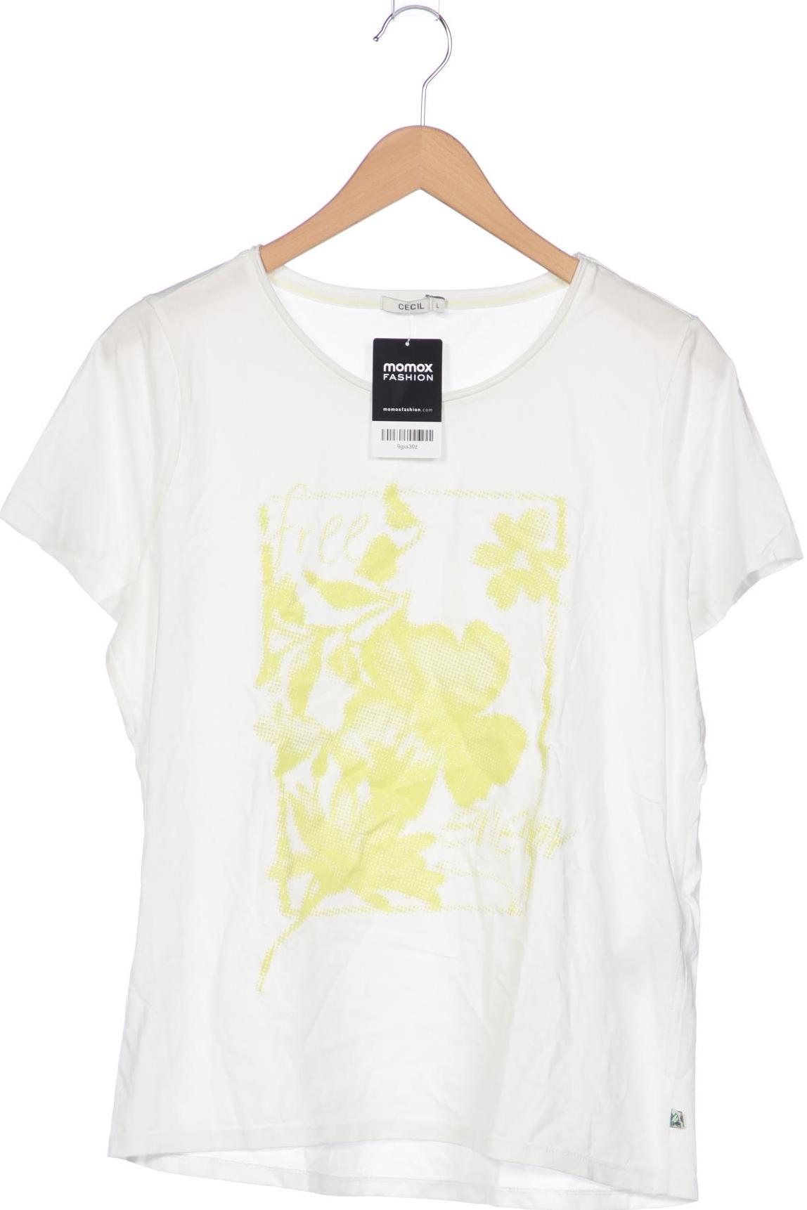 

Cecil Damen T-Shirt, weiß, Gr. 42