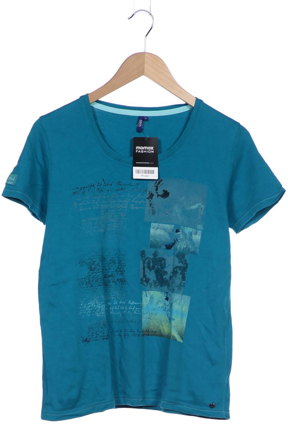 

Cecil Damen T-Shirt, blau, Gr. 38