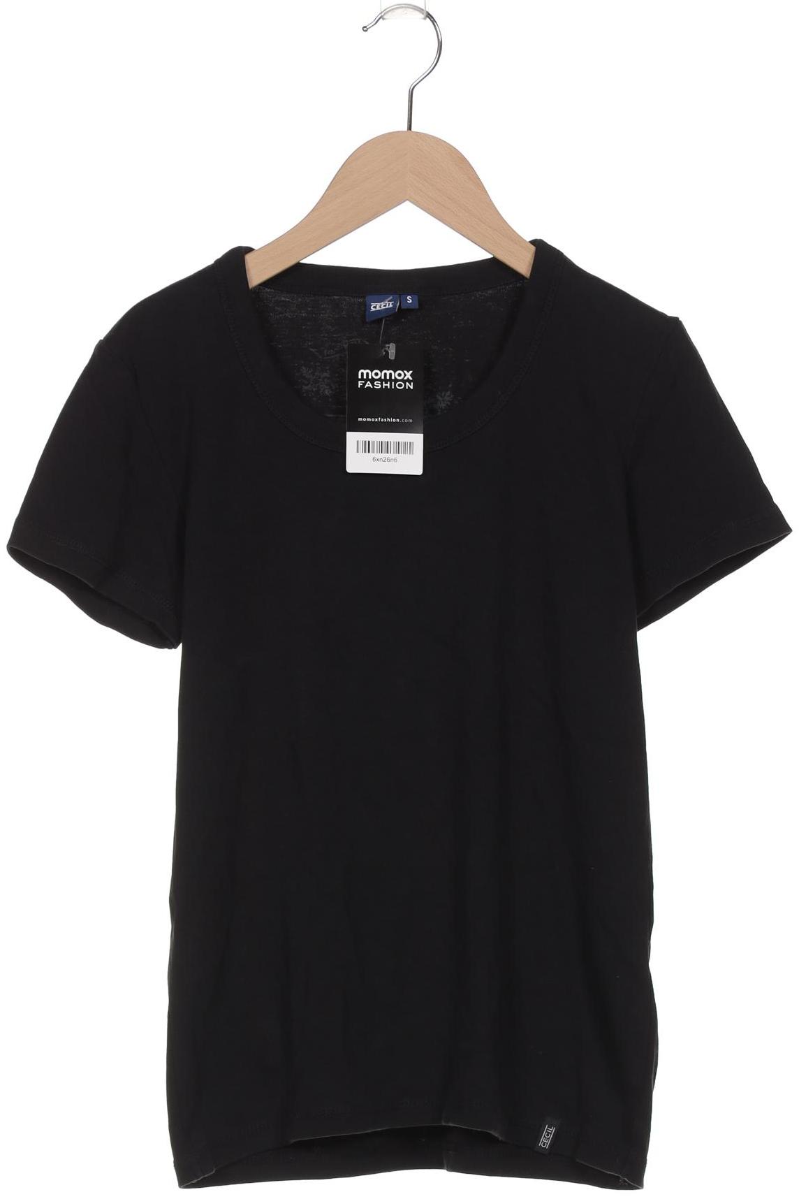 

Cecil Damen T-Shirt, schwarz, Gr. 36