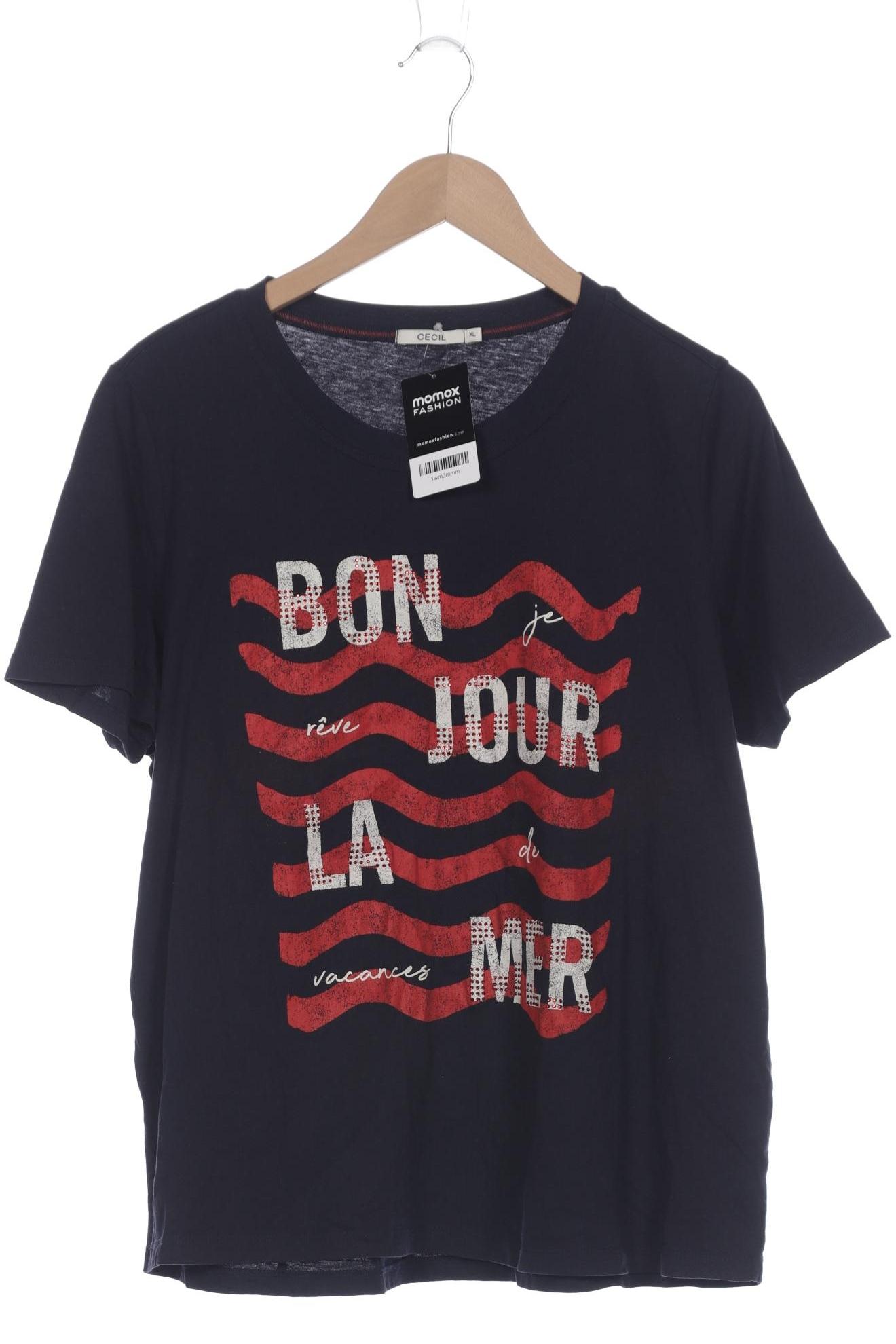 

Cecil Damen T-Shirt, marineblau, Gr. 44
