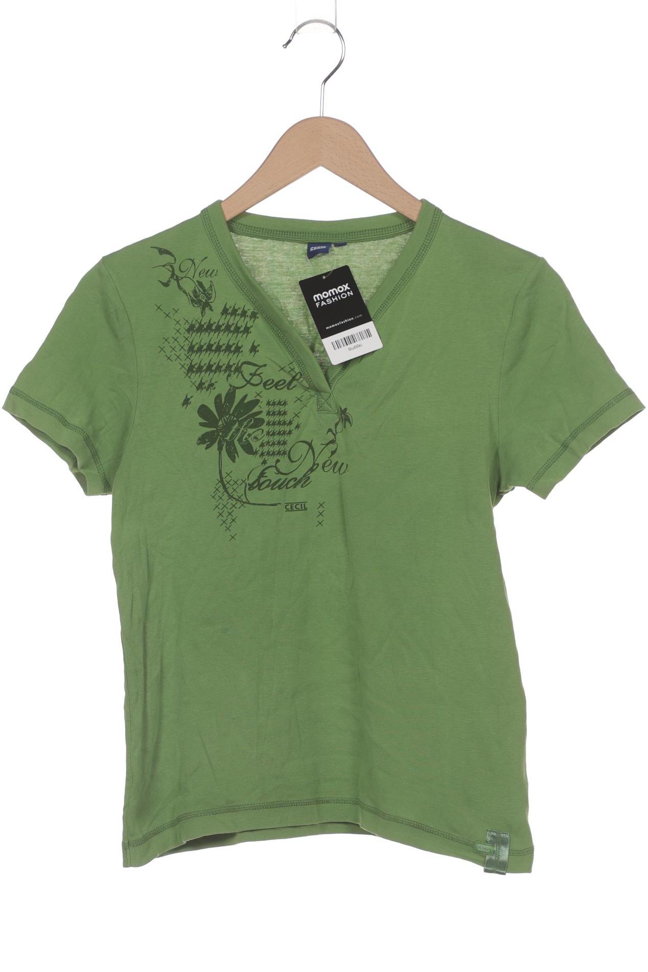 

Cecil Damen T-Shirt, hellgrün, Gr. 42