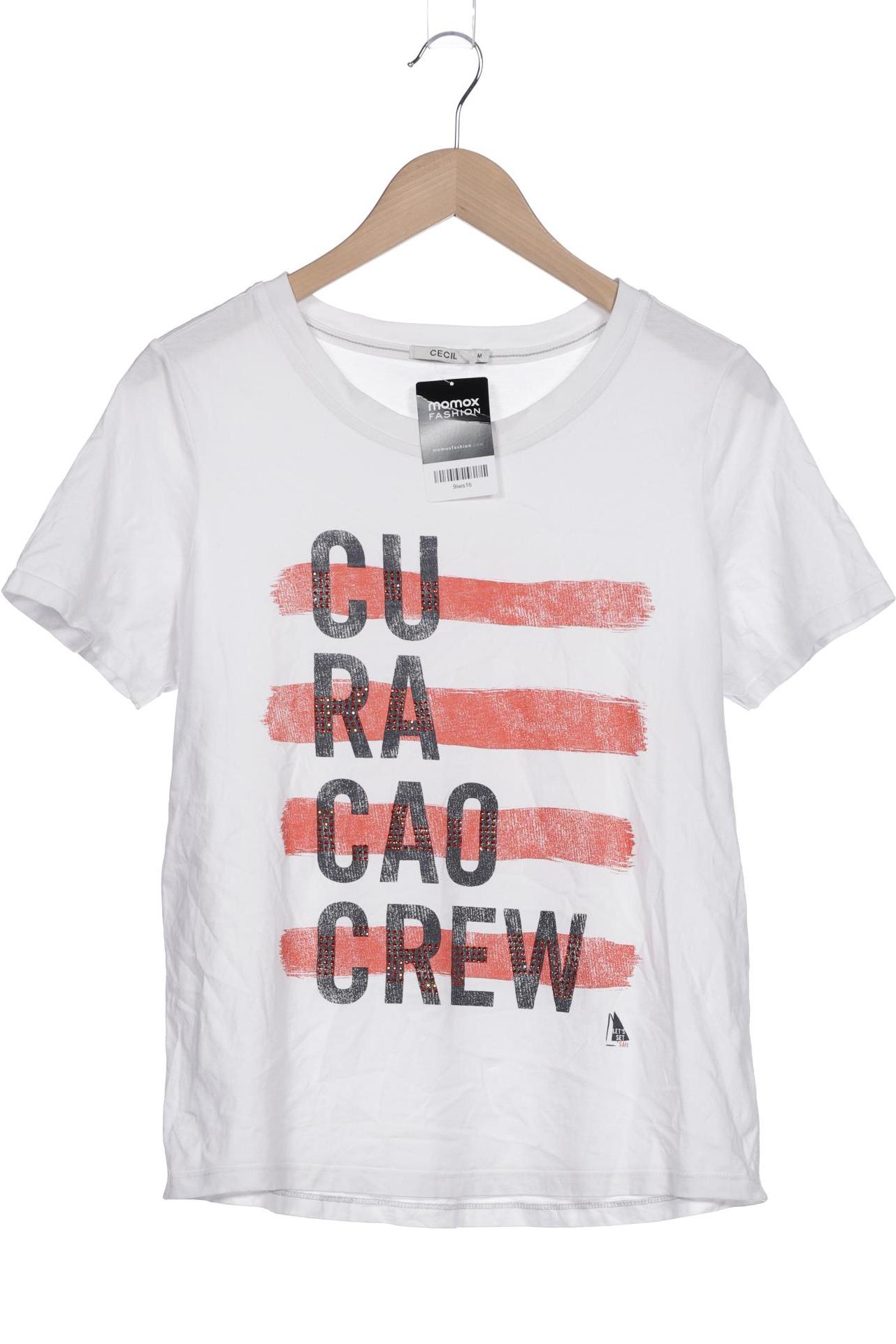 

Cecil Damen T-Shirt, weiß, Gr. 38