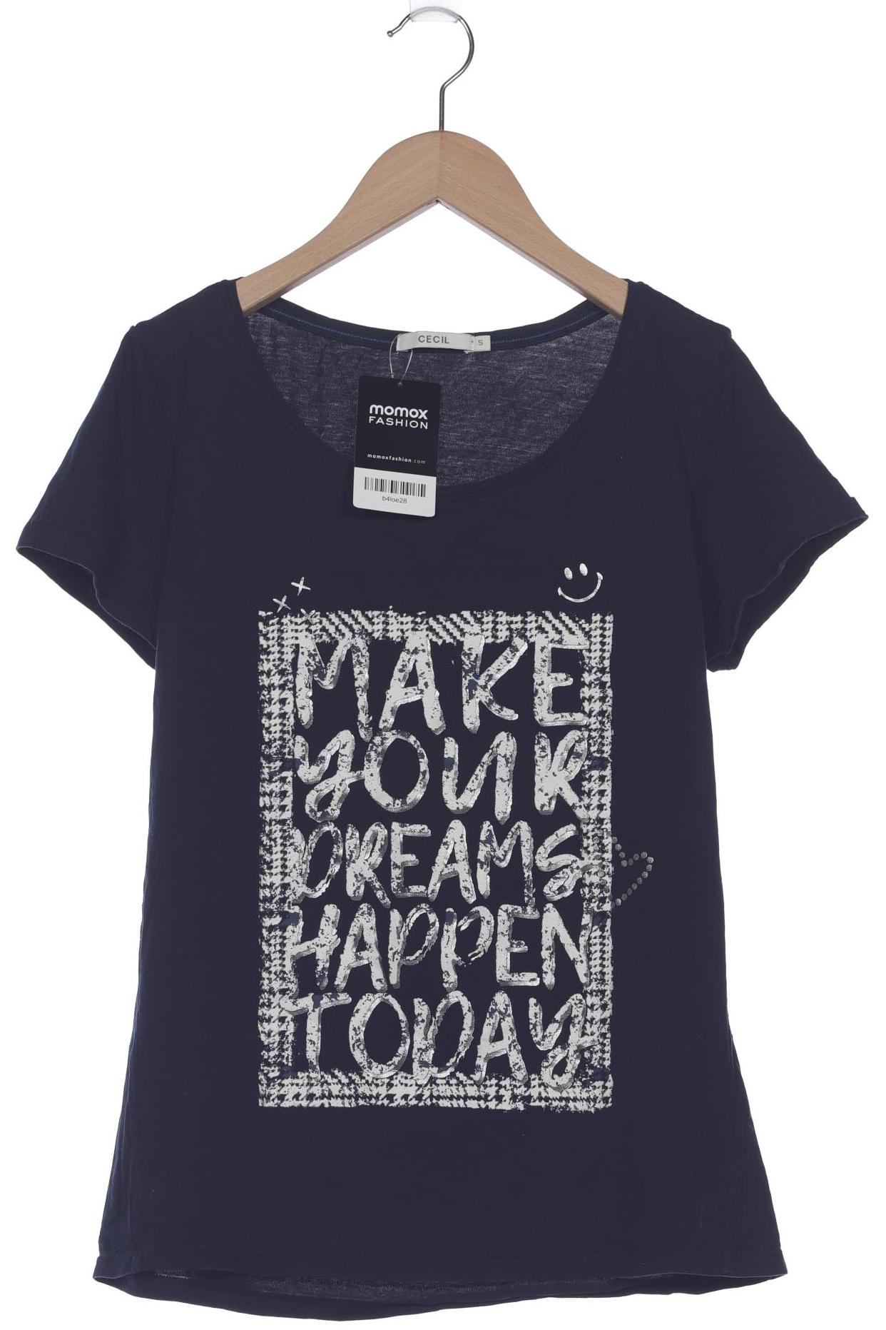 

Cecil Damen T-Shirt, marineblau, Gr. 36