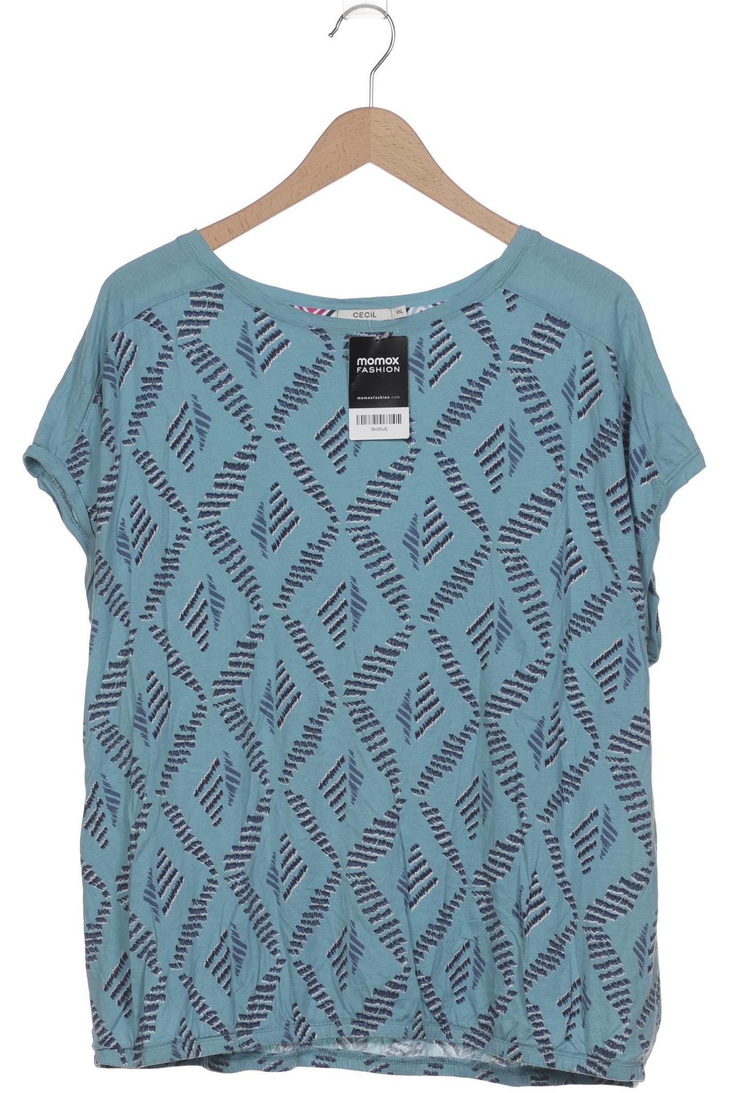 

Cecil Damen T-Shirt, blau, Gr. 46