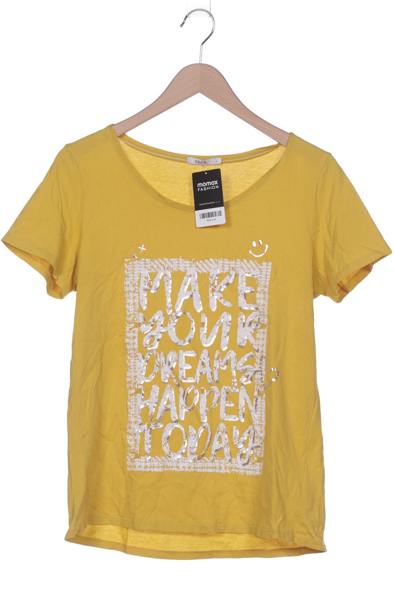 

Cecil Damen T-Shirt, gelb, Gr. 42