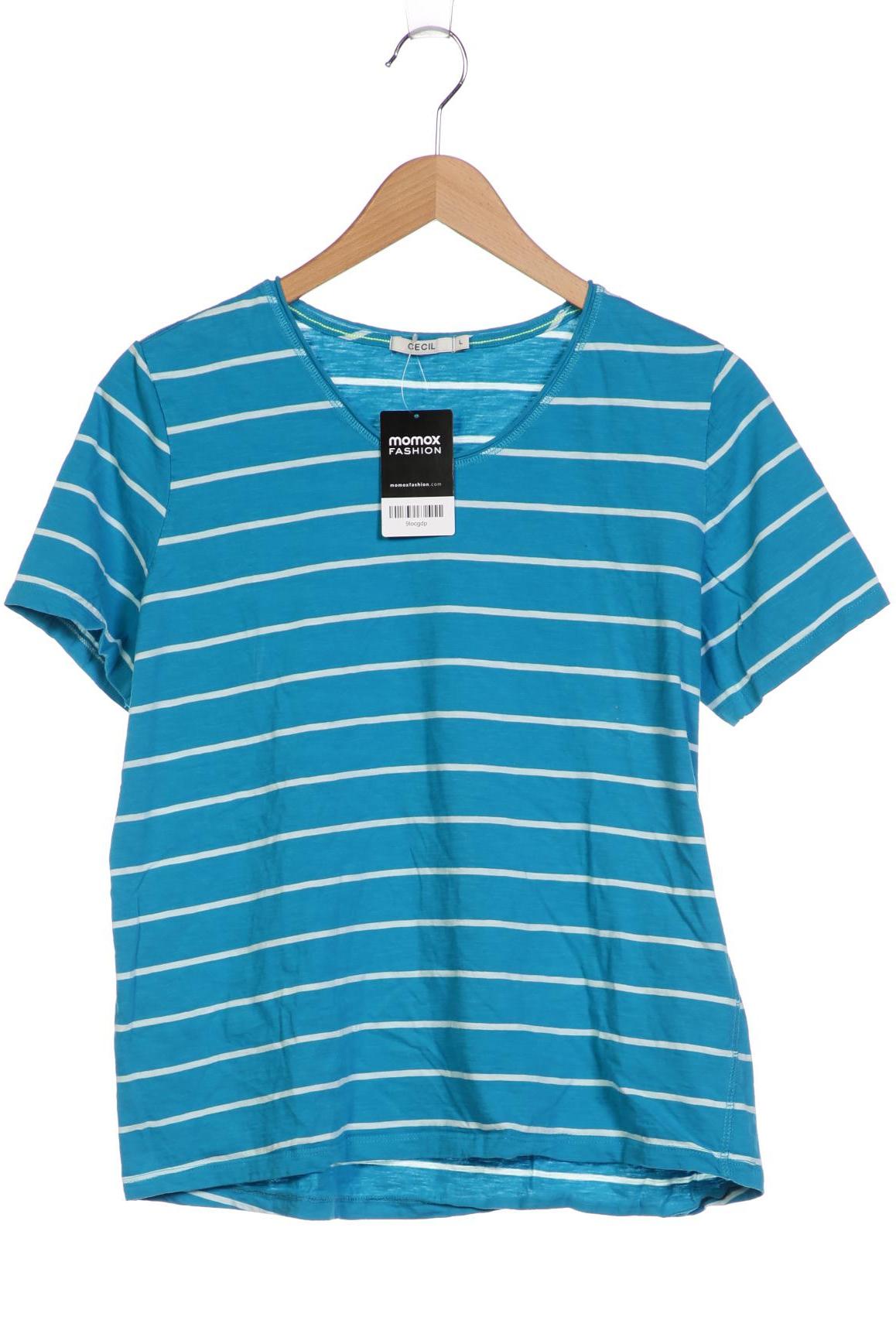 

Cecil Damen T-Shirt, blau, Gr. 42