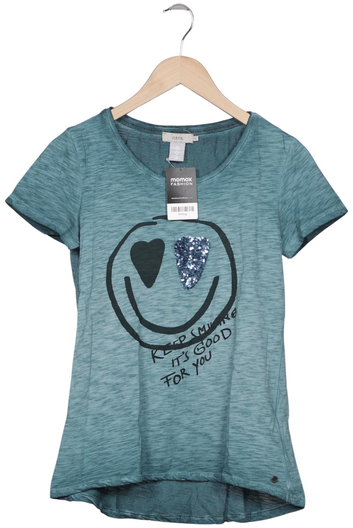 

Cecil Damen T-Shirt, türkis, Gr. 36