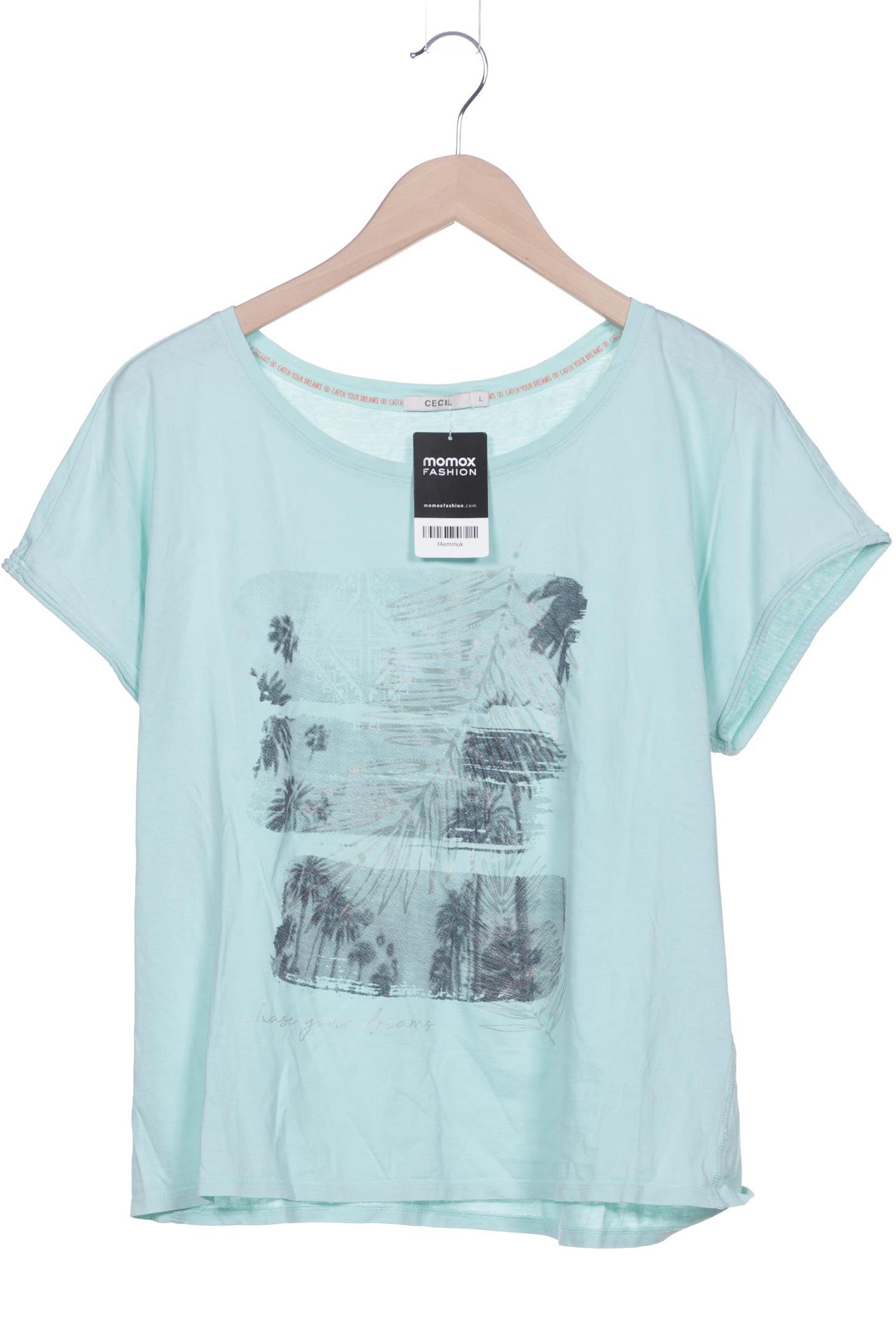 

Cecil Damen T-Shirt, türkis, Gr. 42
