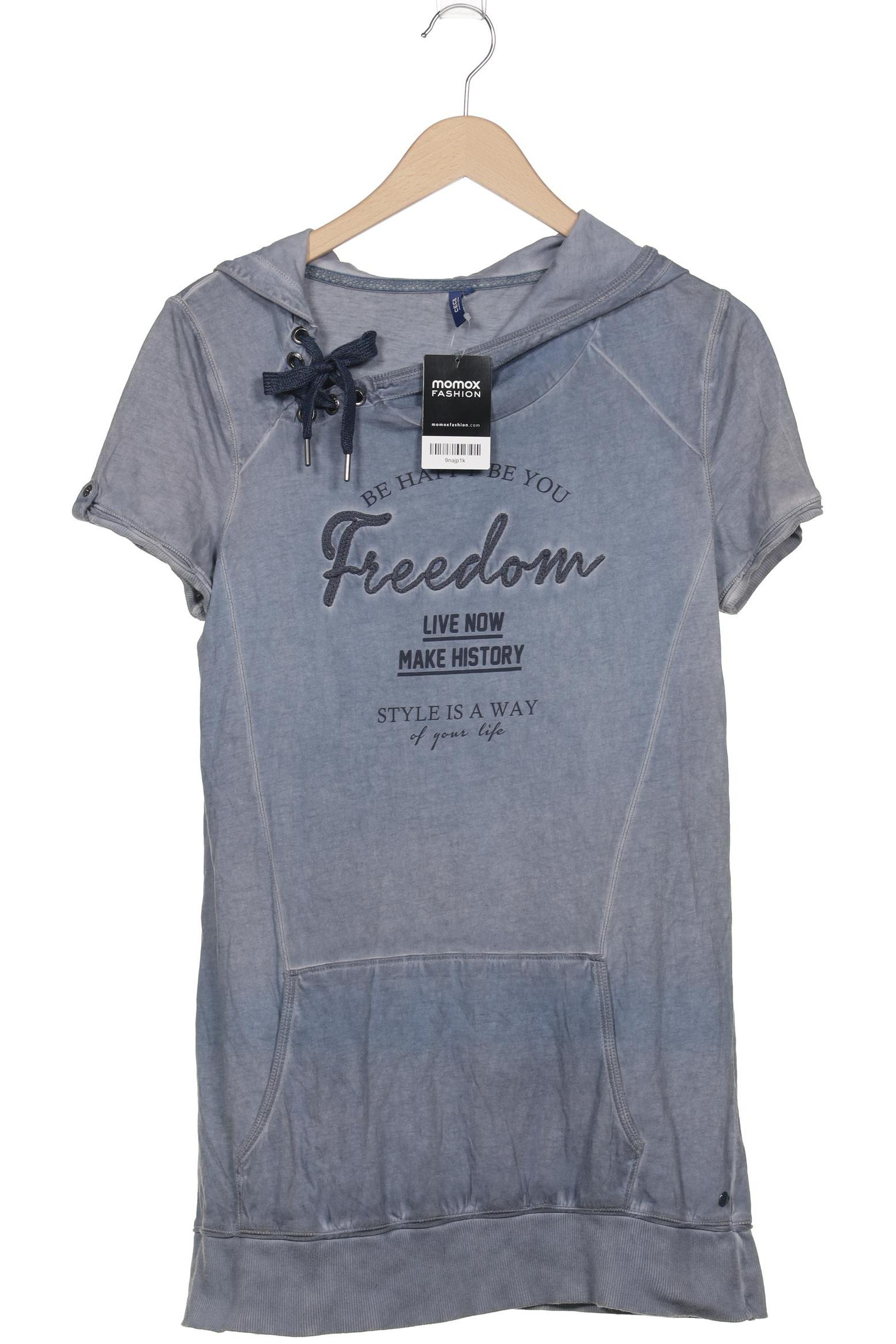 

Cecil Damen T-Shirt, blau, Gr. 38