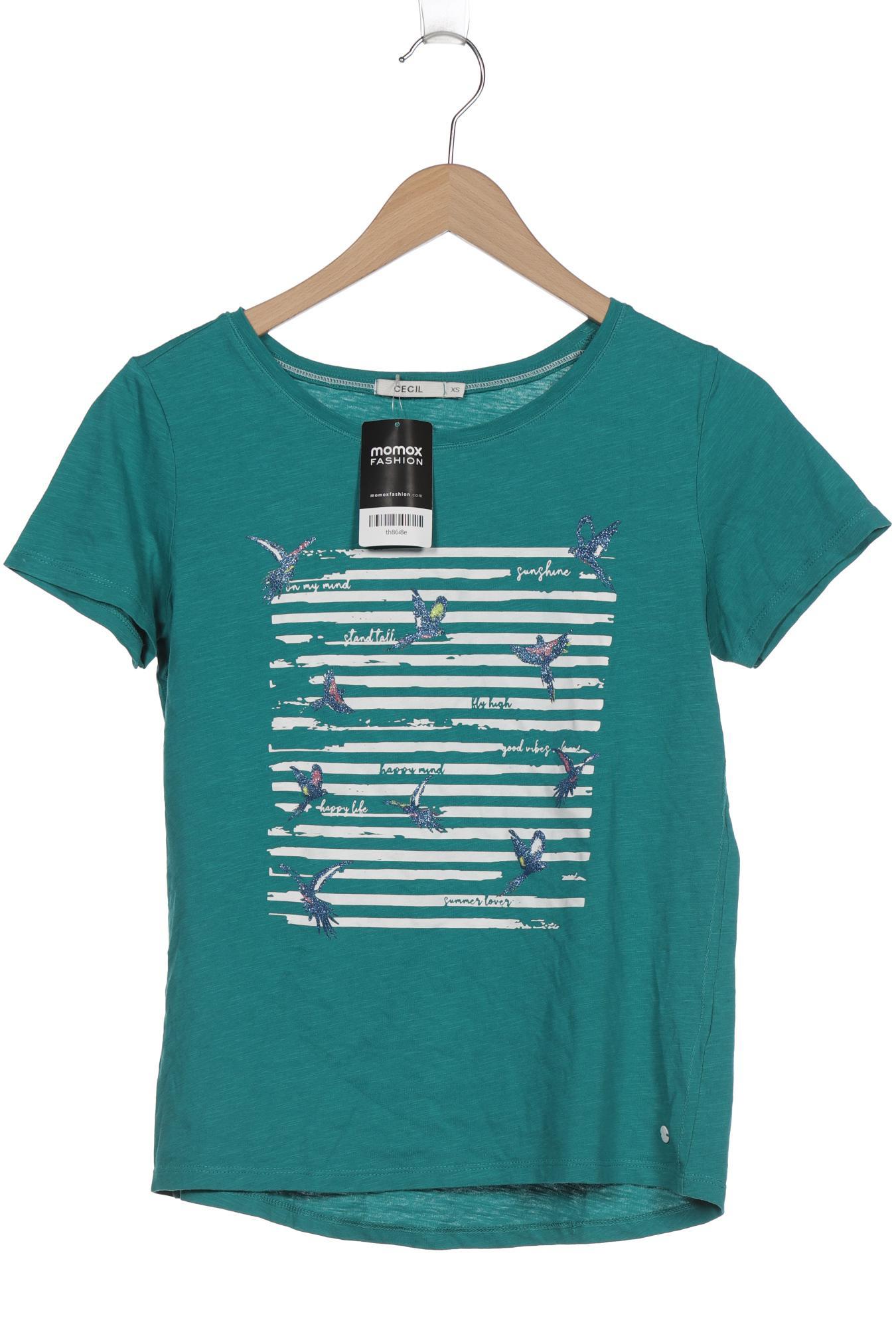 

CECIL Damen T-Shirt, türkis