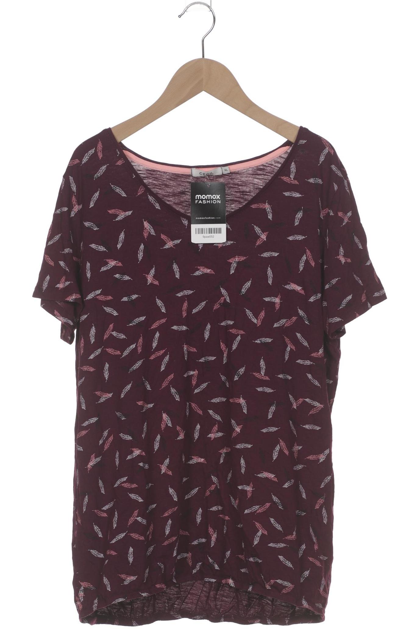 

Cecil Damen T-Shirt, bordeaux, Gr. 44