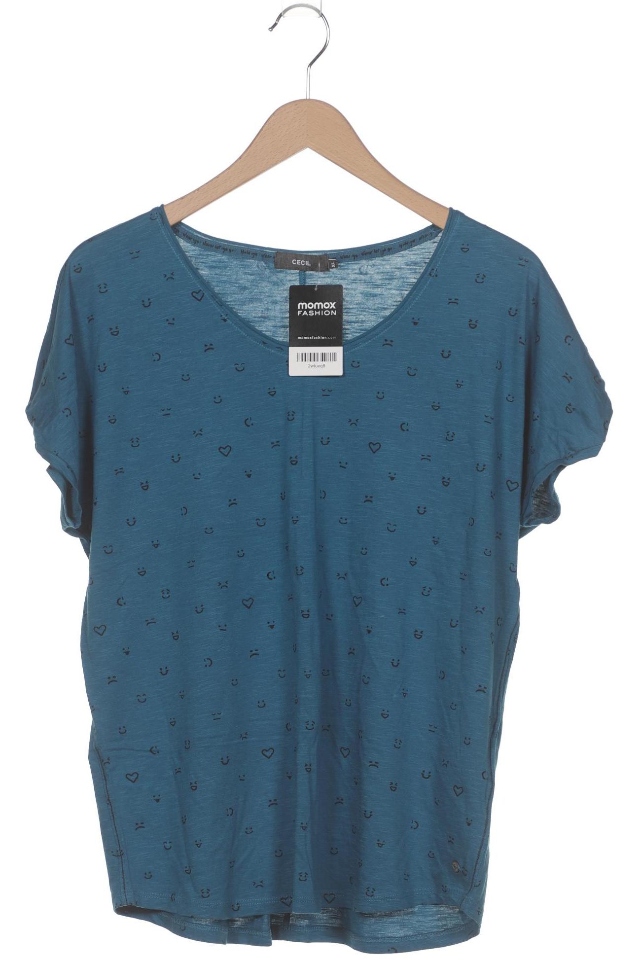 

Cecil Damen T-Shirt, blau, Gr. 44