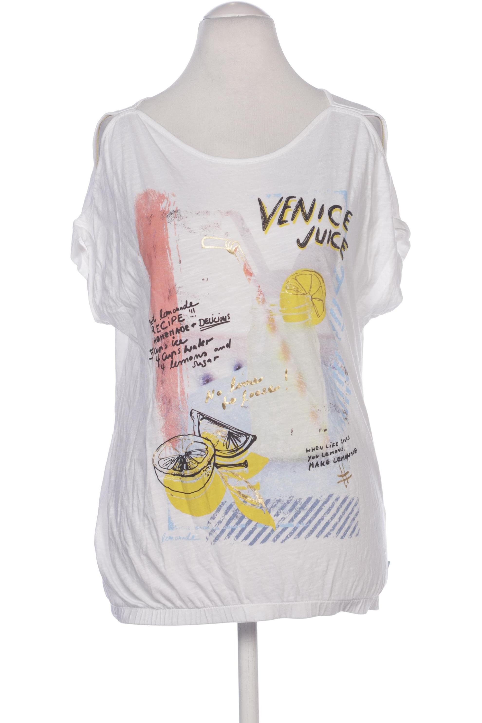 

Cecil Damen T-Shirt, cremeweiß, Gr. 36