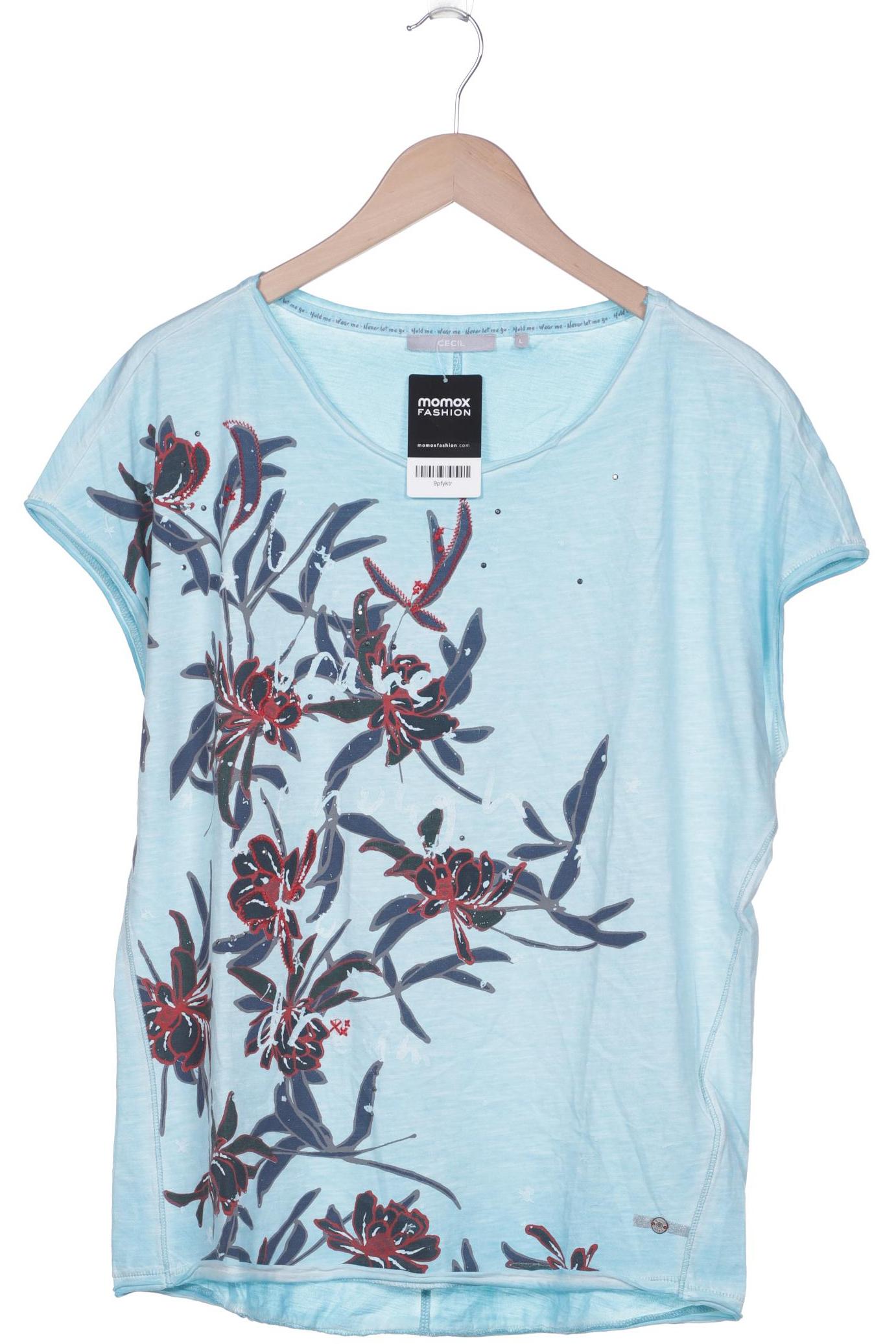 

CECIL Damen T-Shirt, hellblau