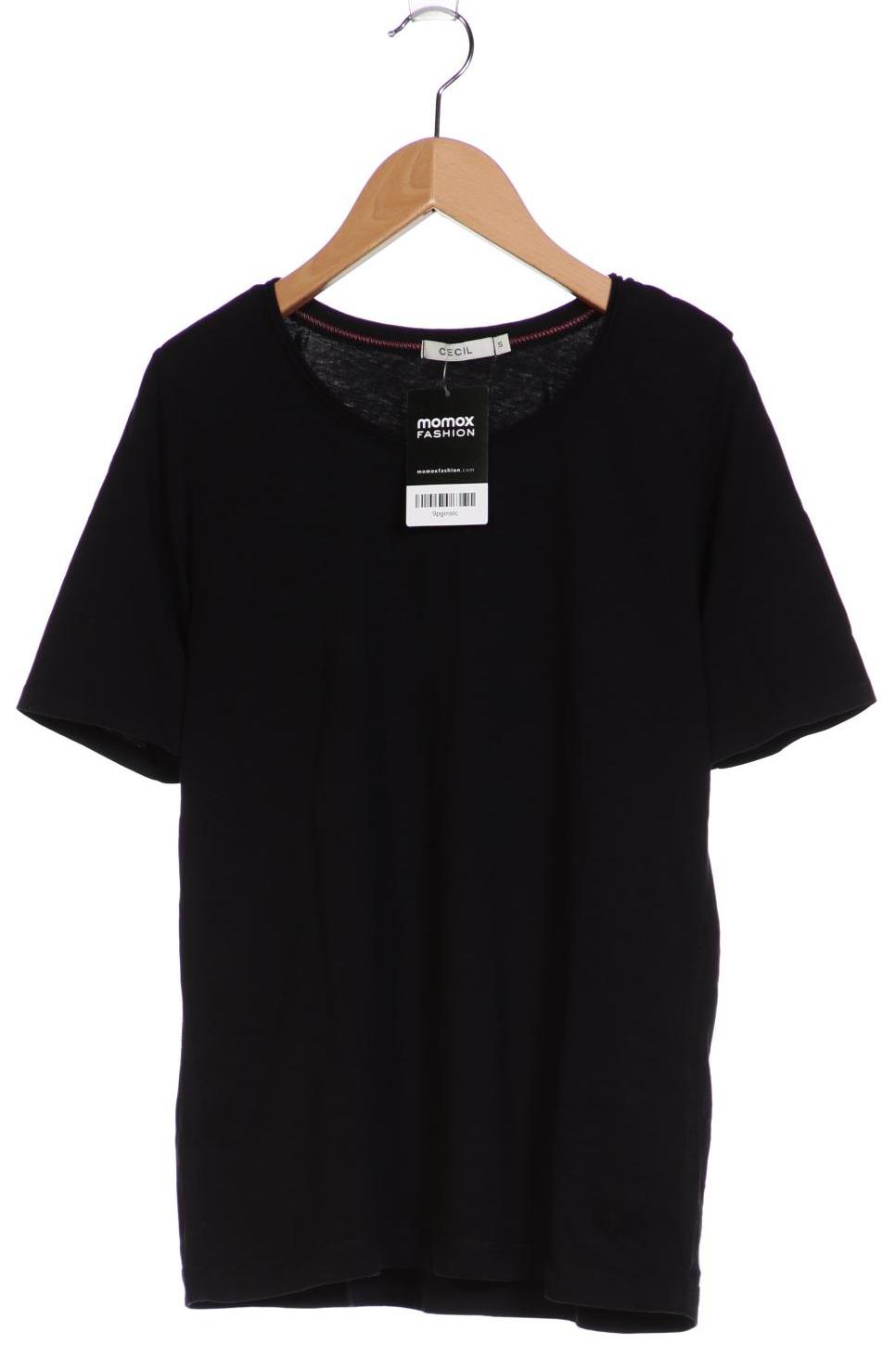 

Cecil Damen T-Shirt, schwarz, Gr. 36