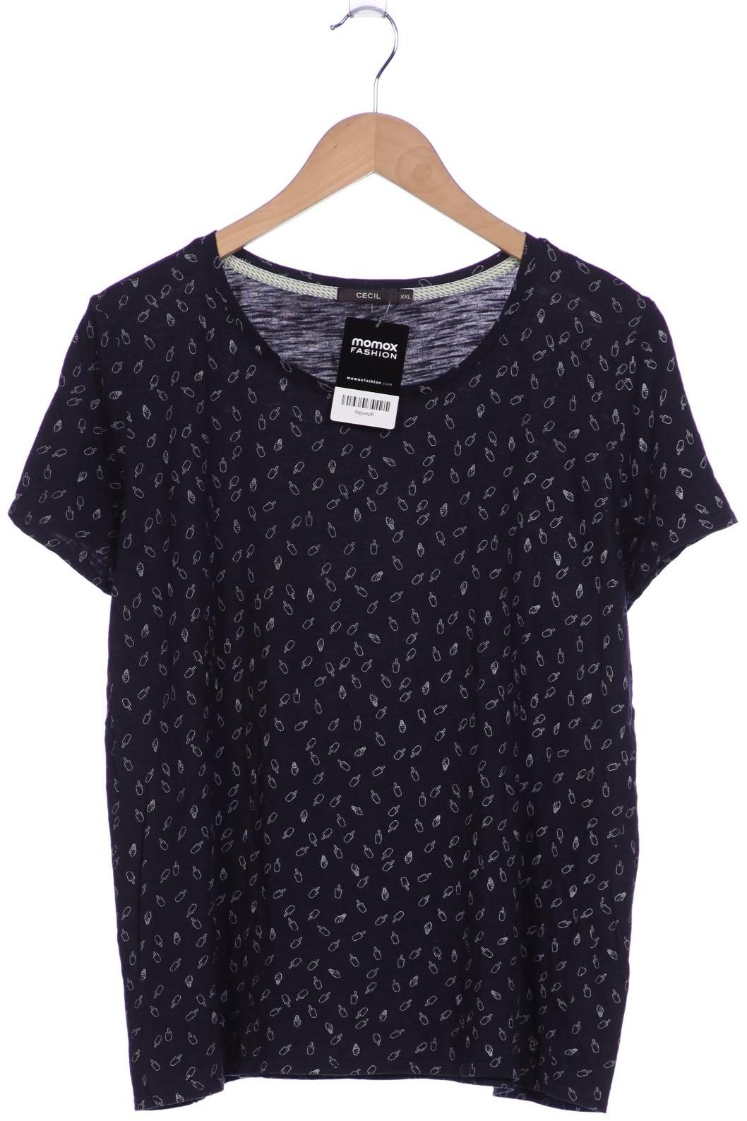 

Cecil Damen T-Shirt, marineblau, Gr. 46