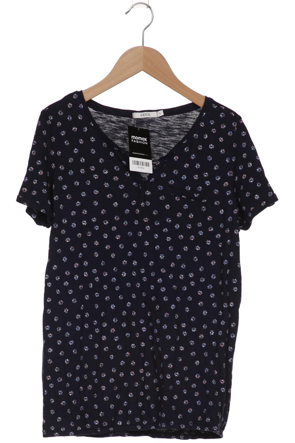 

CECIL Damen T-Shirt, marineblau