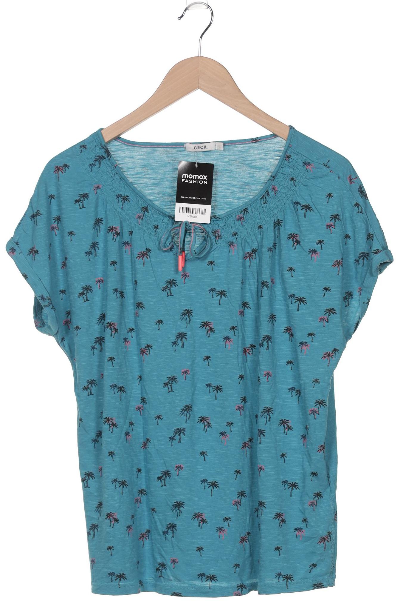 

Cecil Damen T-Shirt, blau, Gr. 42