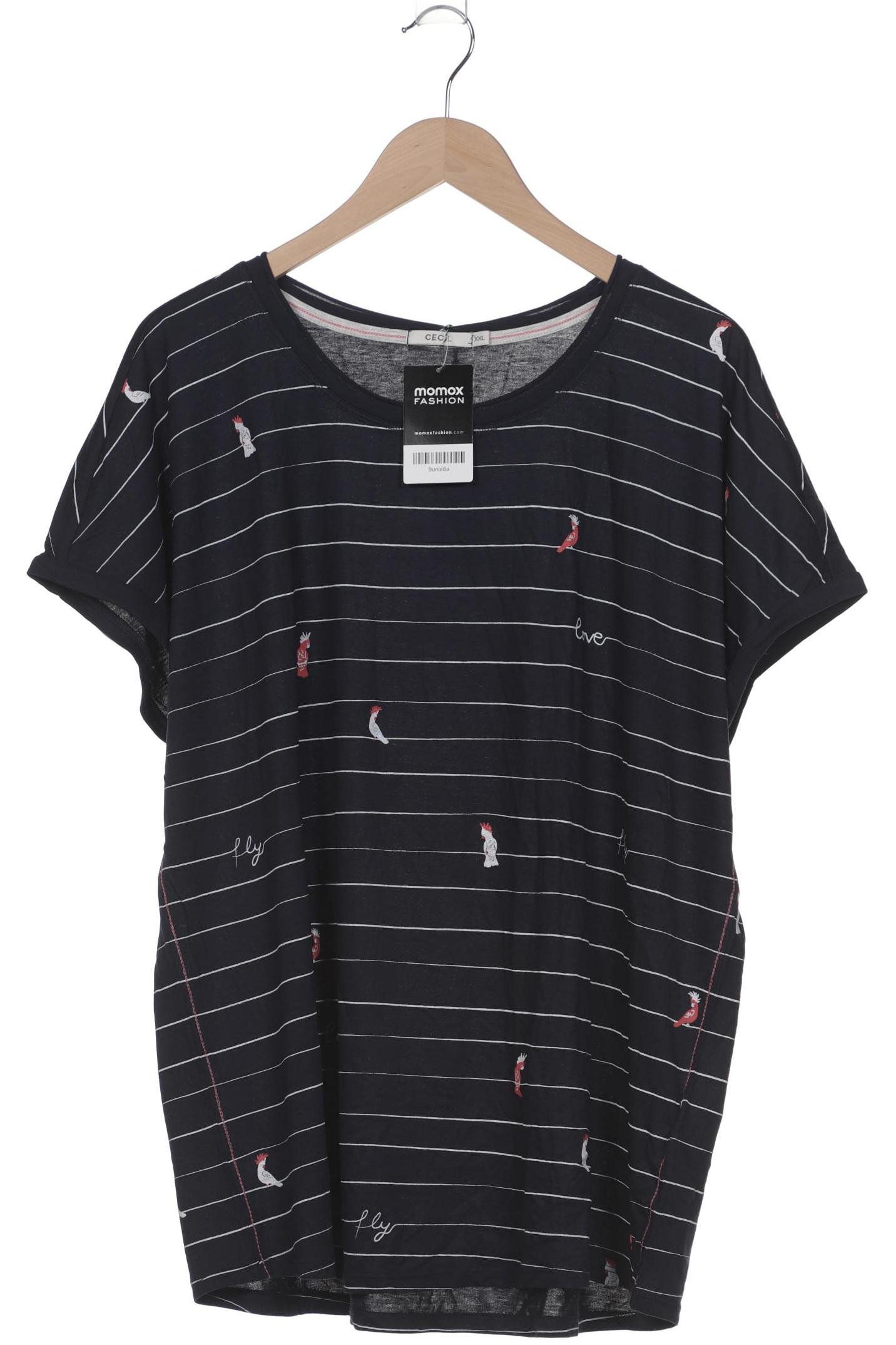 

Cecil Damen T-Shirt, marineblau, Gr. 46