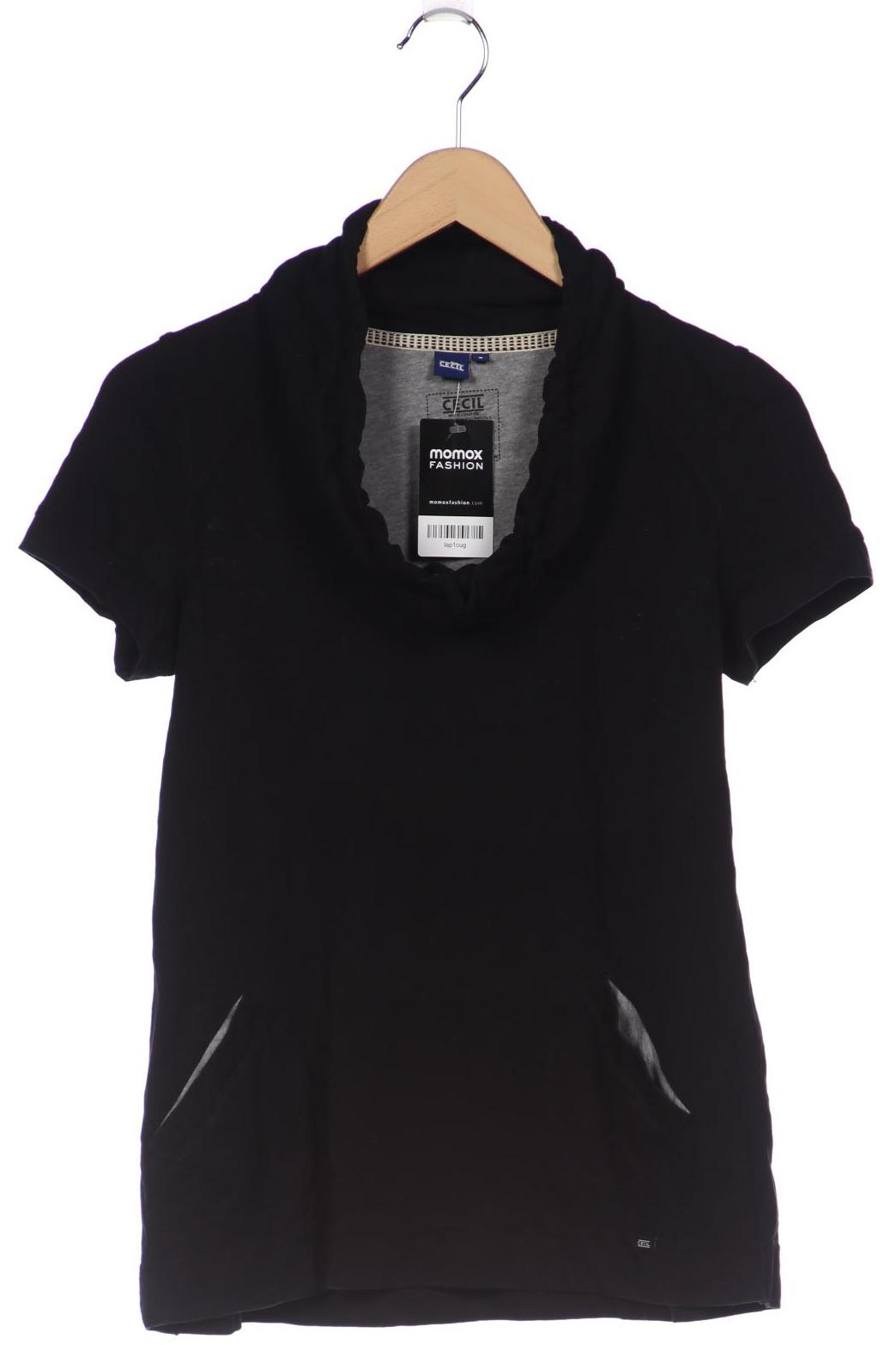 

Cecil Damen T-Shirt, schwarz, Gr. 36