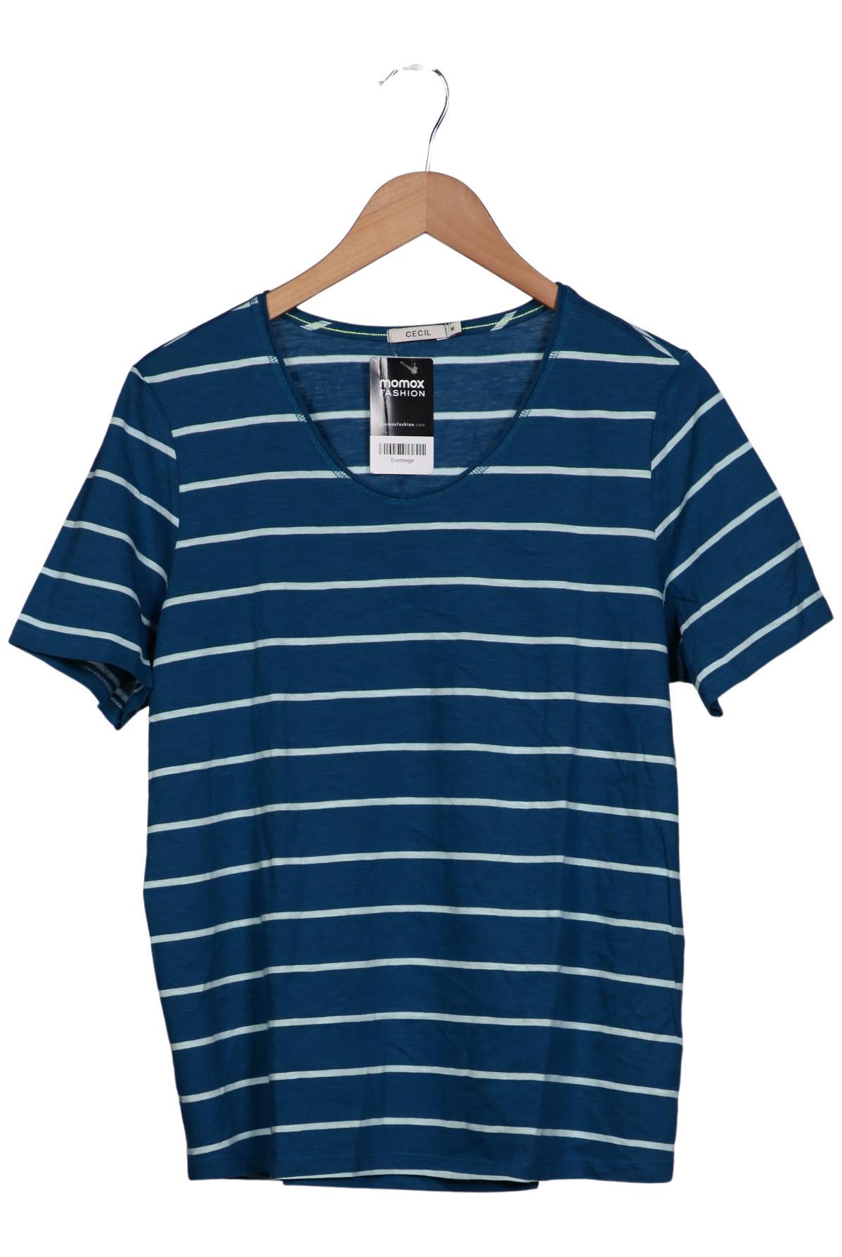 

Cecil Damen T-Shirt, blau, Gr. 38