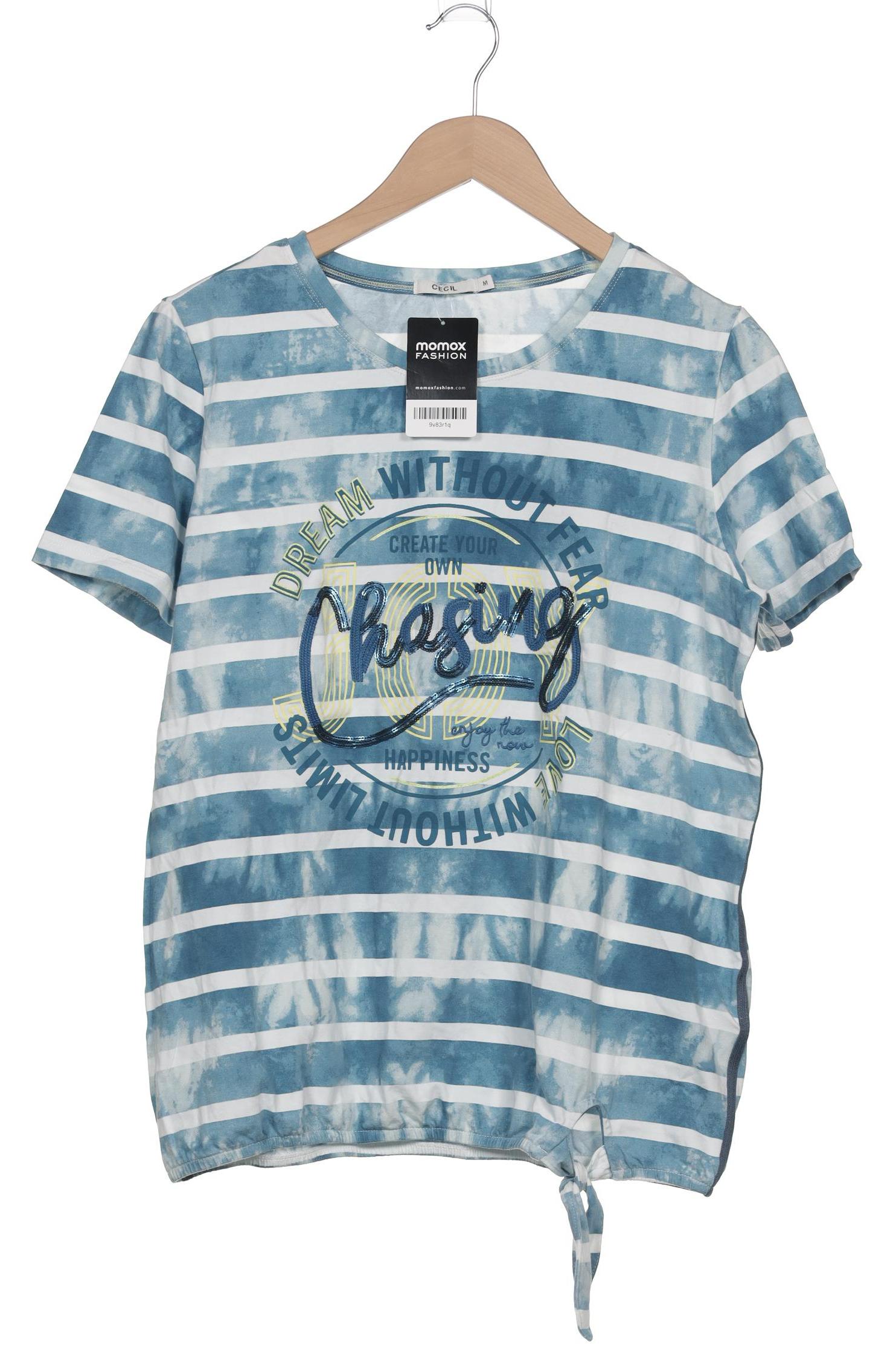 

Cecil Damen T-Shirt, blau, Gr. 38