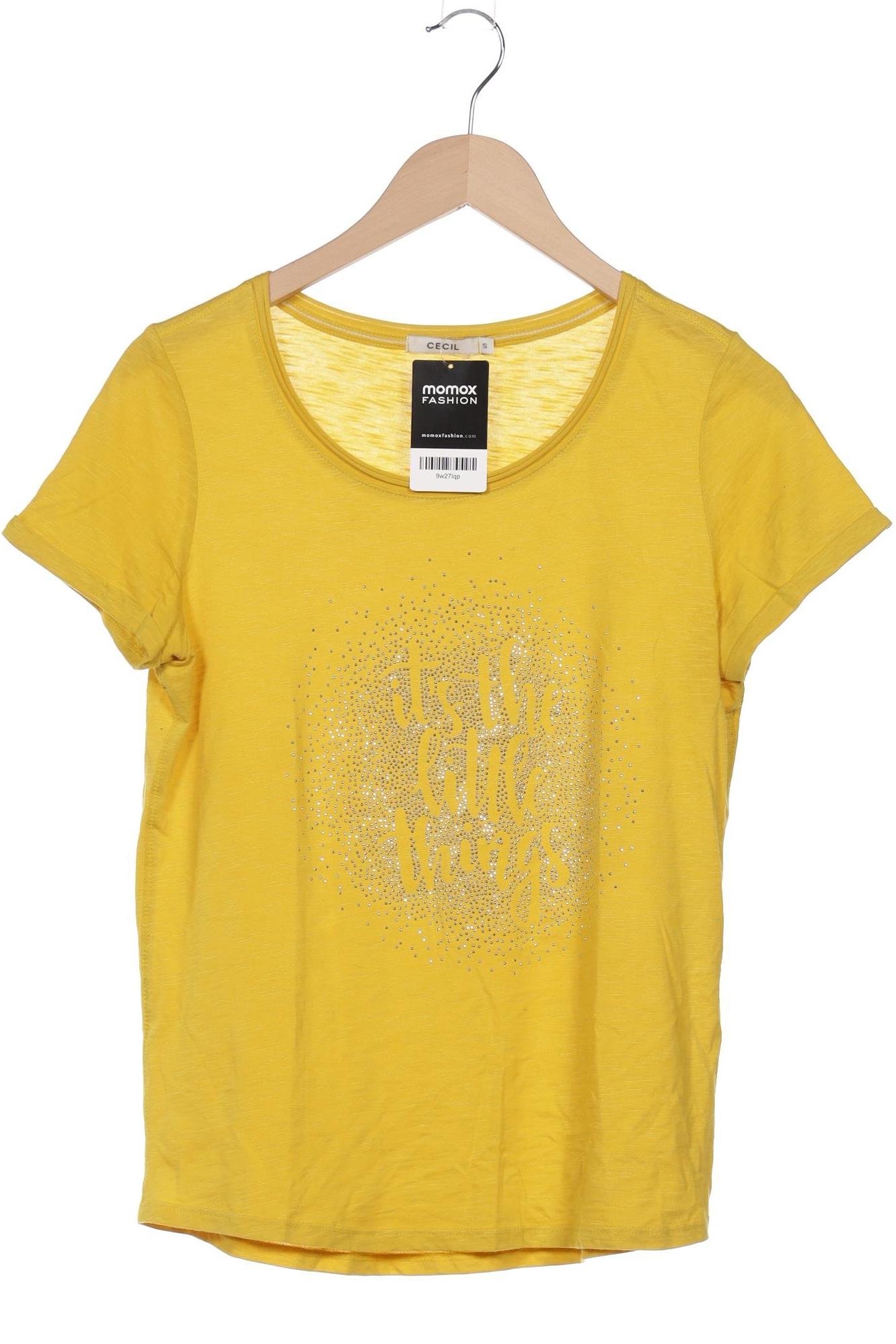 

Cecil Damen T-Shirt, gelb, Gr. 36