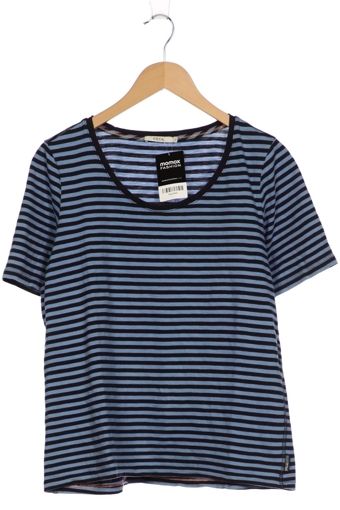 

Cecil Damen T-Shirt, blau, Gr. 42