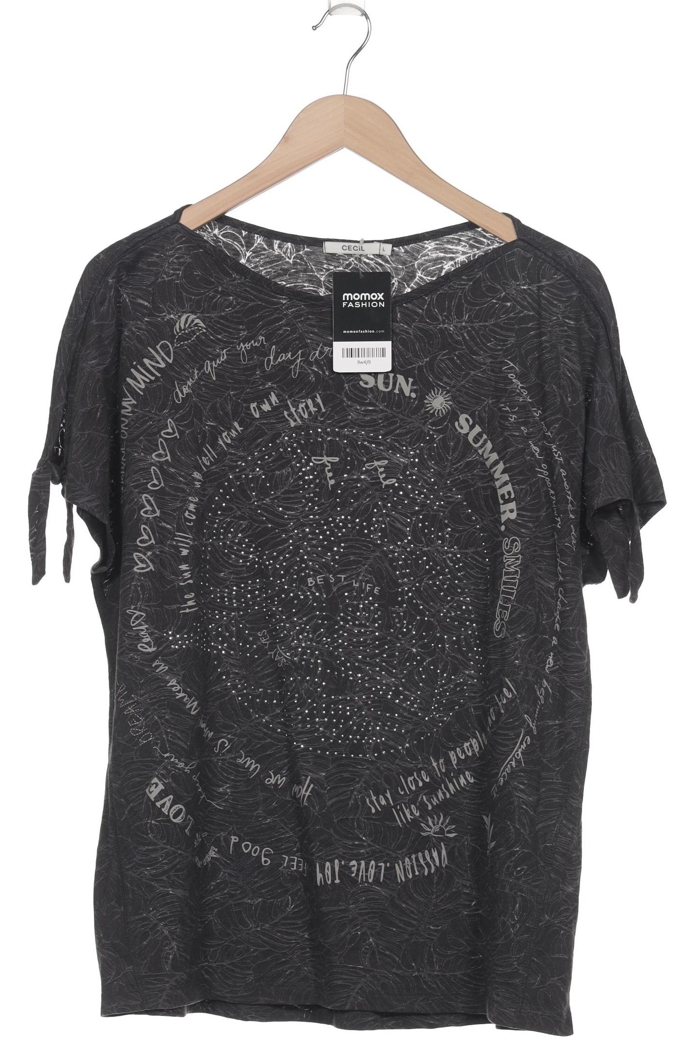 

Cecil Damen T-Shirt, grau, Gr. 42